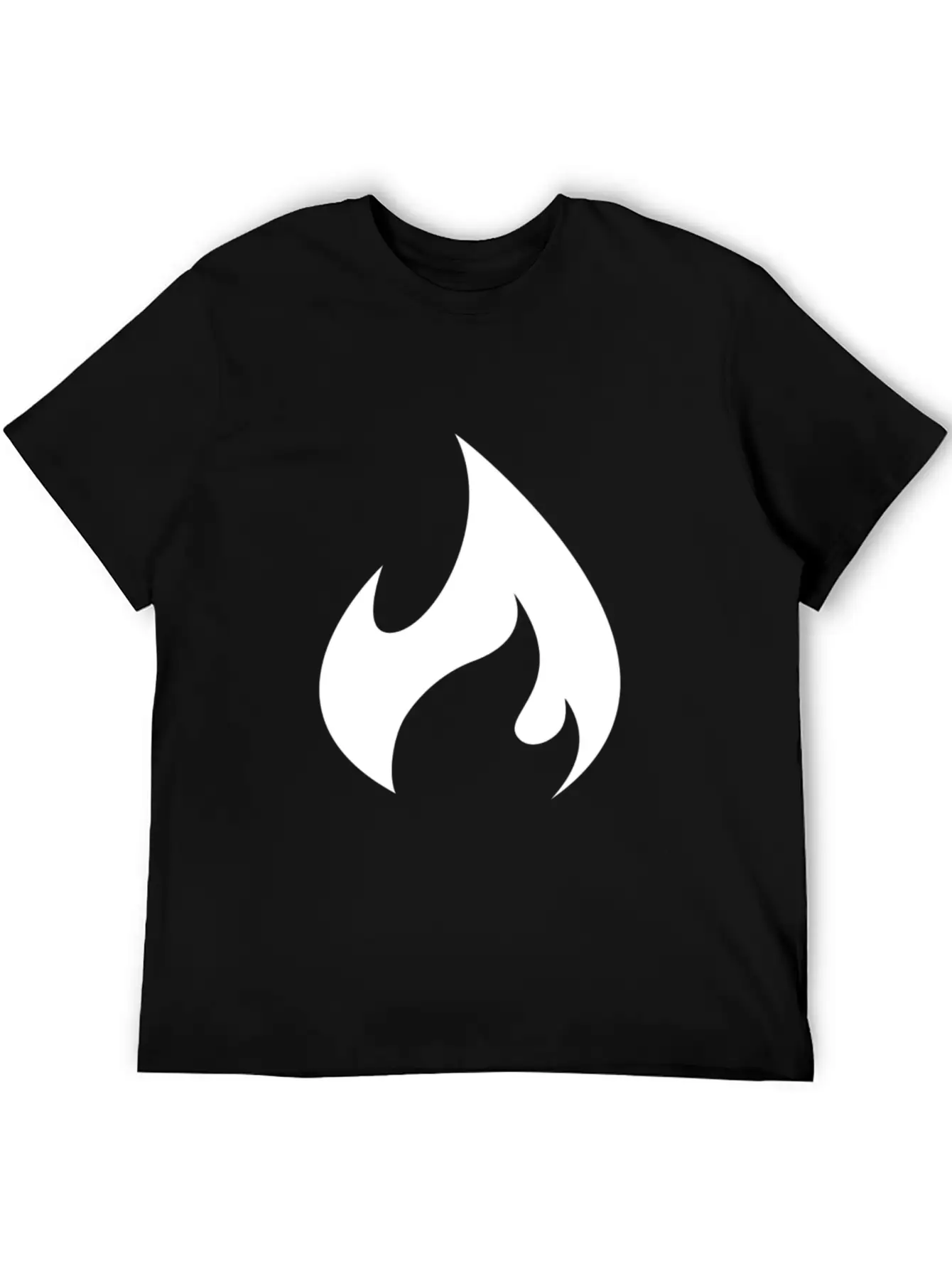White Flame Stylish Everyday T-Shirt – Unisex Basic Cotton Tee