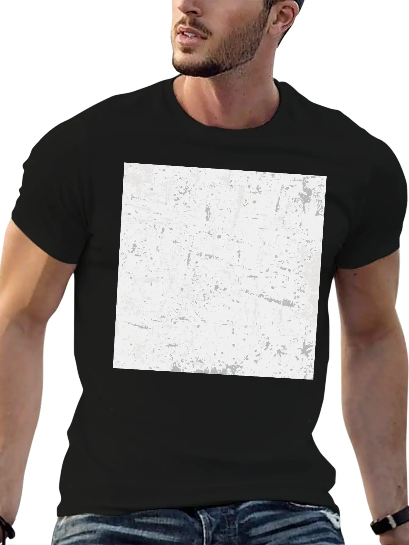White Grey Art Lover Abstract Artist Painter Soft Cotton Short Sleeve Tee – Unisex Wardrobe Staple