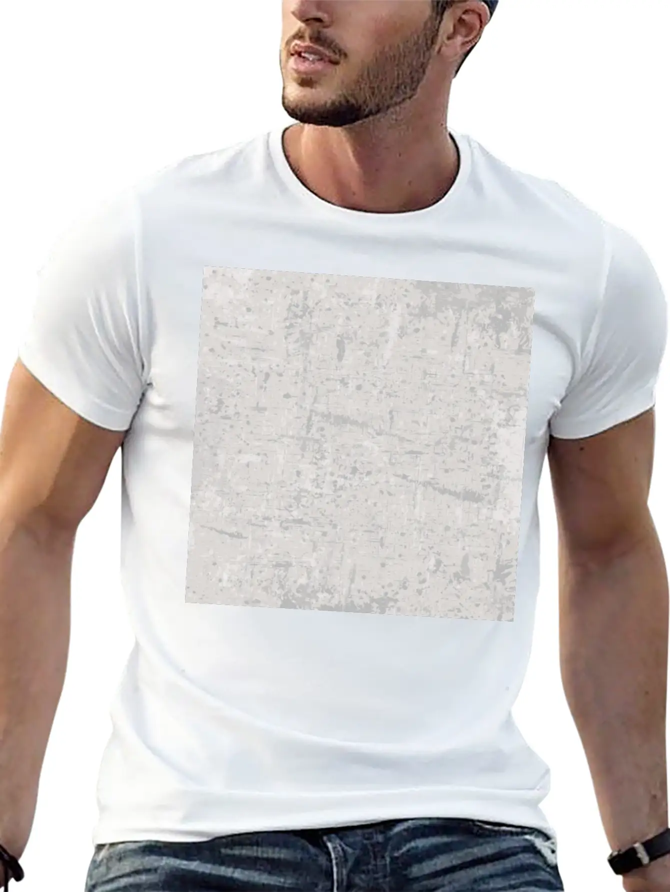White Grey Art Lover Abstract Artist Painter Soft Cotton Short Sleeve Tee – Unisex Wardrobe Staple