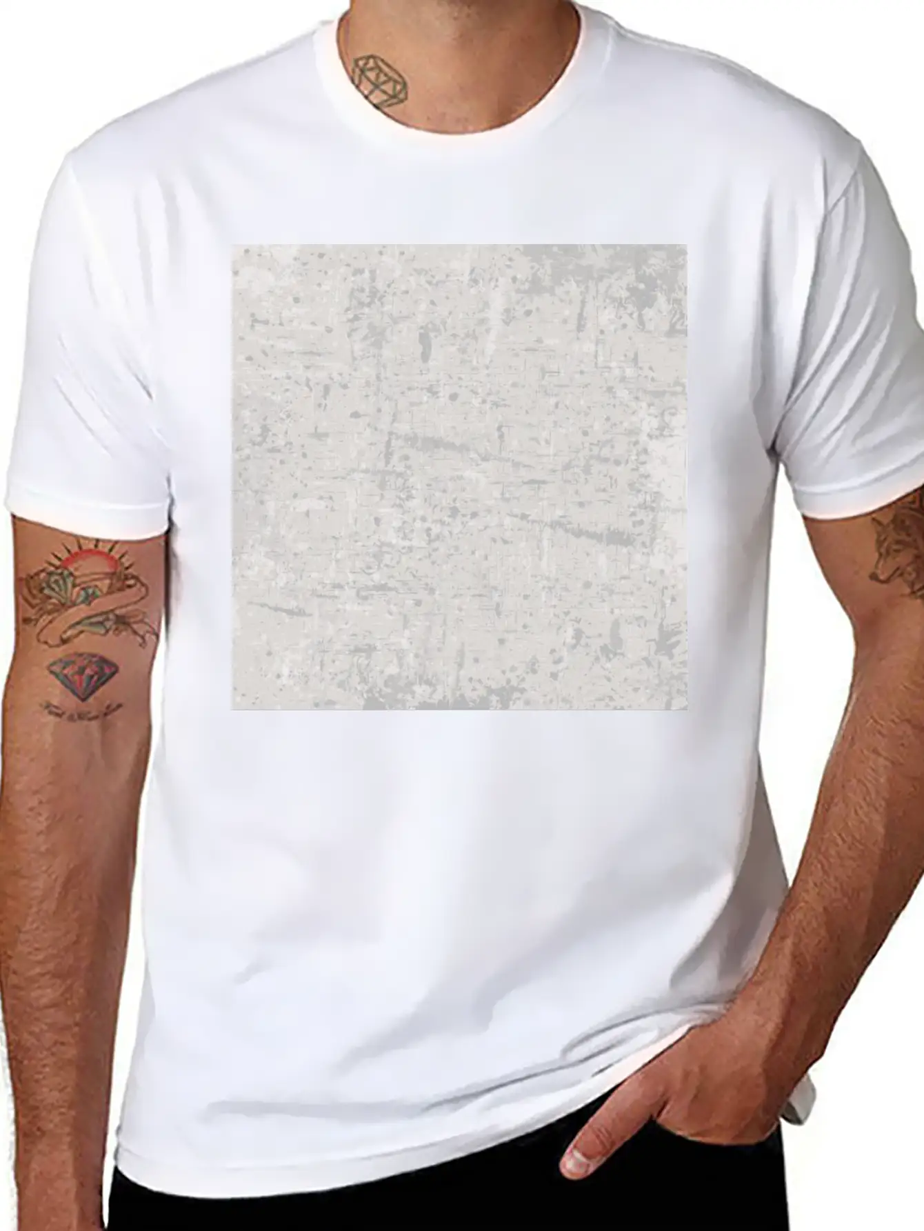 White Grey Art Lover Abstract Artist Painter Soft Cotton Short Sleeve Tee – Unisex Wardrobe Staple