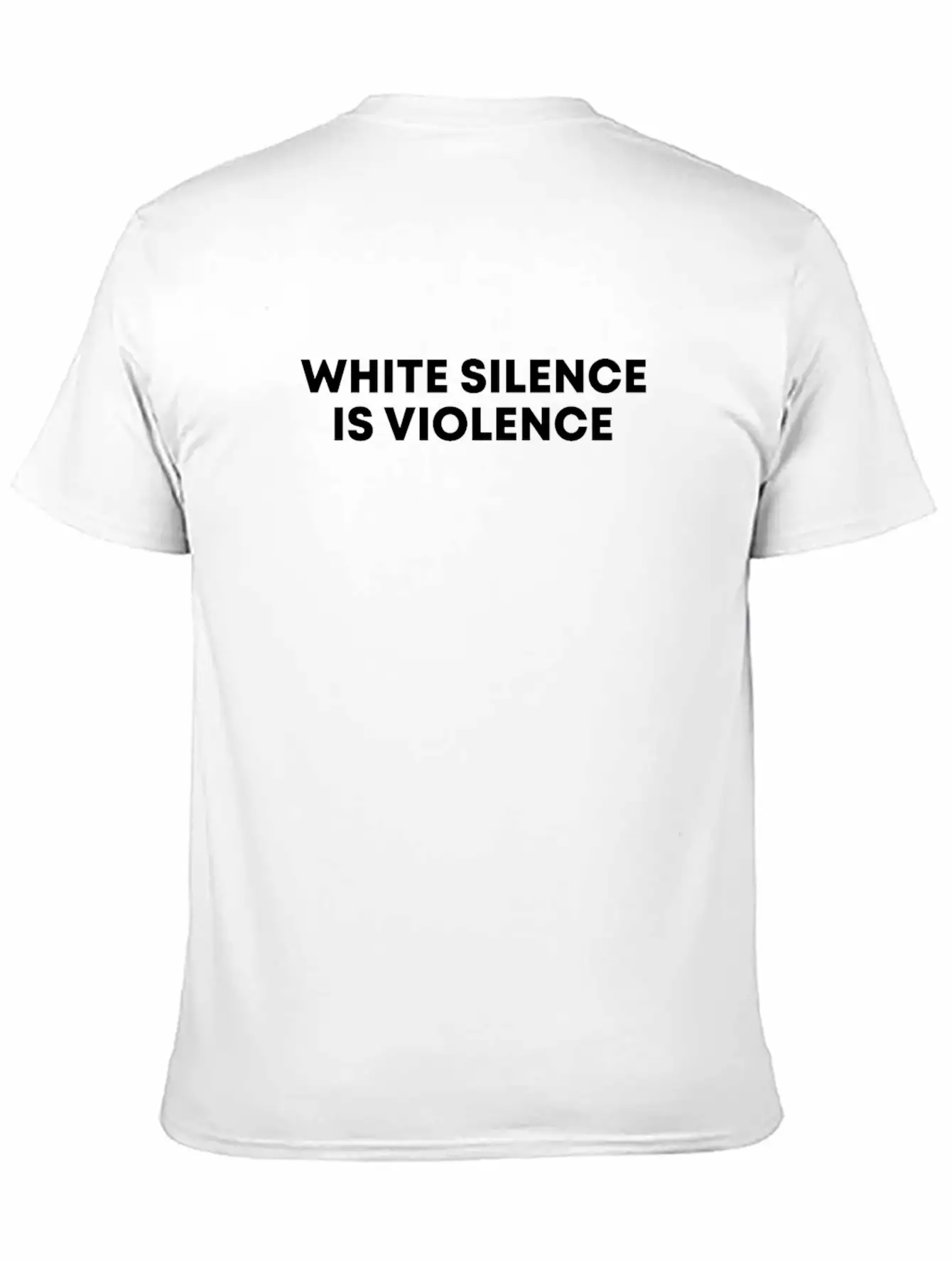 White Silence Is Violence Black Empowerment Gift Basic Graphic T-Shirt – Daily Comfort In Soft Cotton