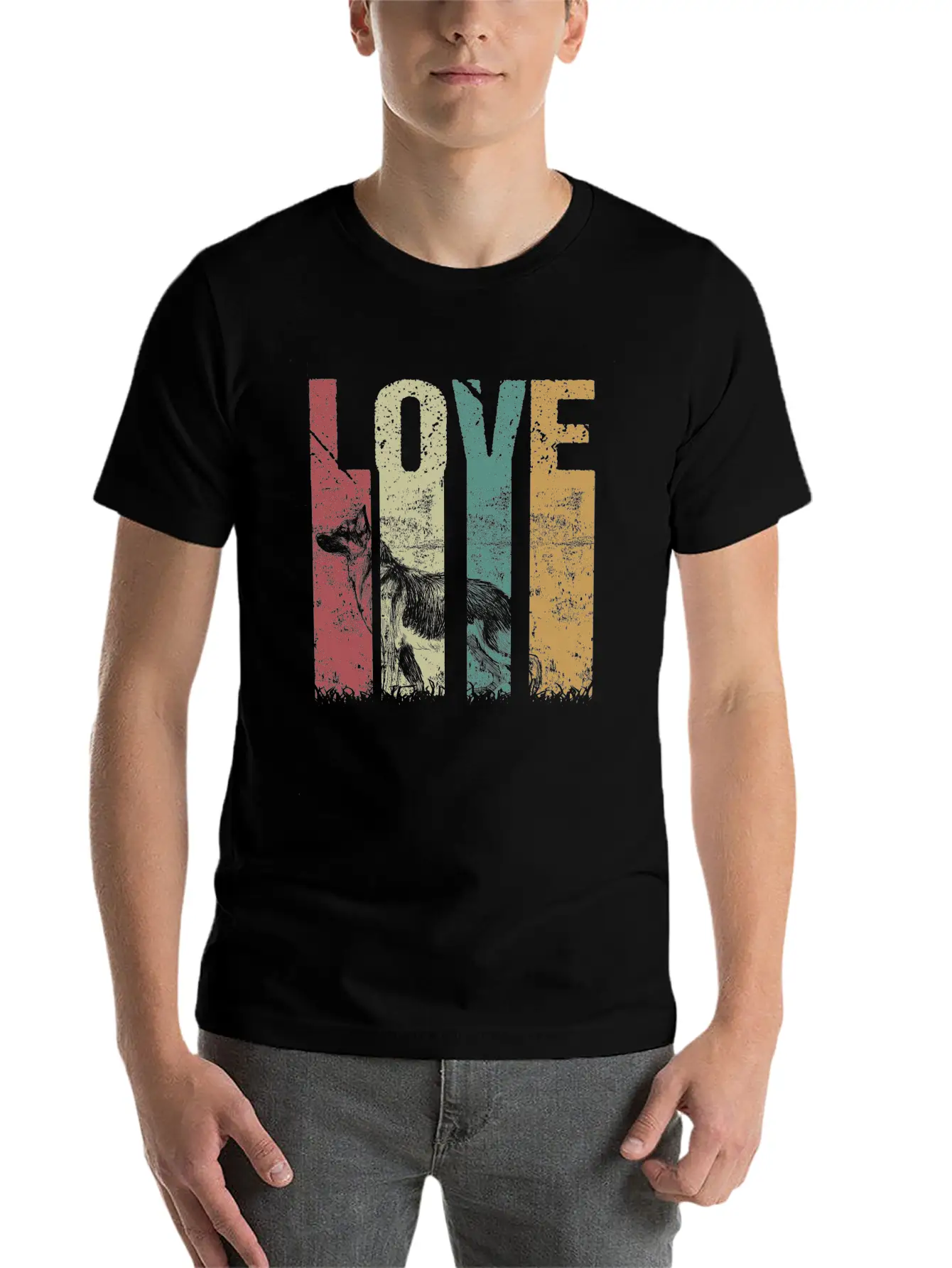 White Swiss Shepherd Love Vintage Modern Fit Casual T-Shirt ��� Clean And Versatile Design
