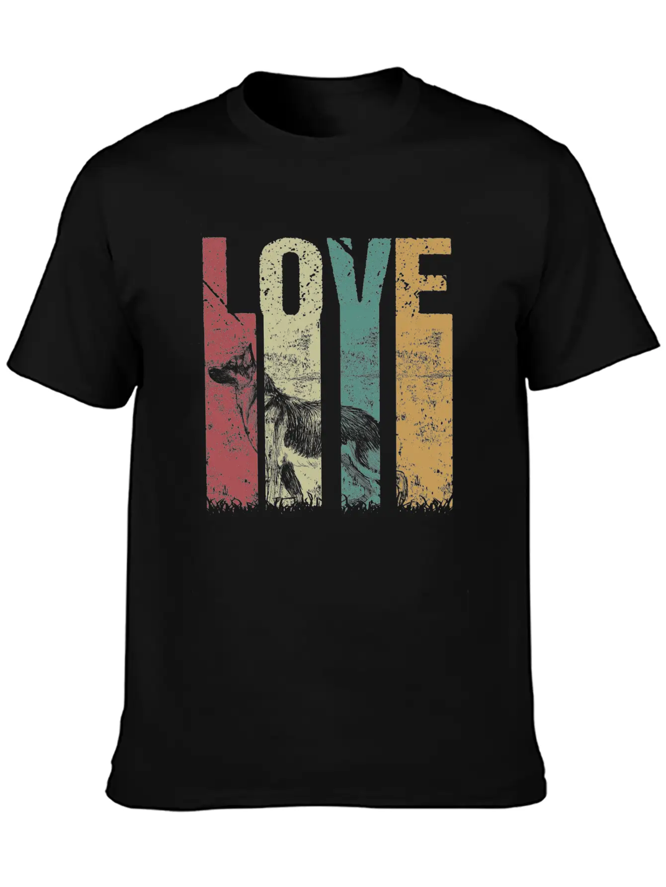 White Swiss Shepherd Love Vintage Modern Fit Casual T-Shirt ��� Clean And Versatile Design