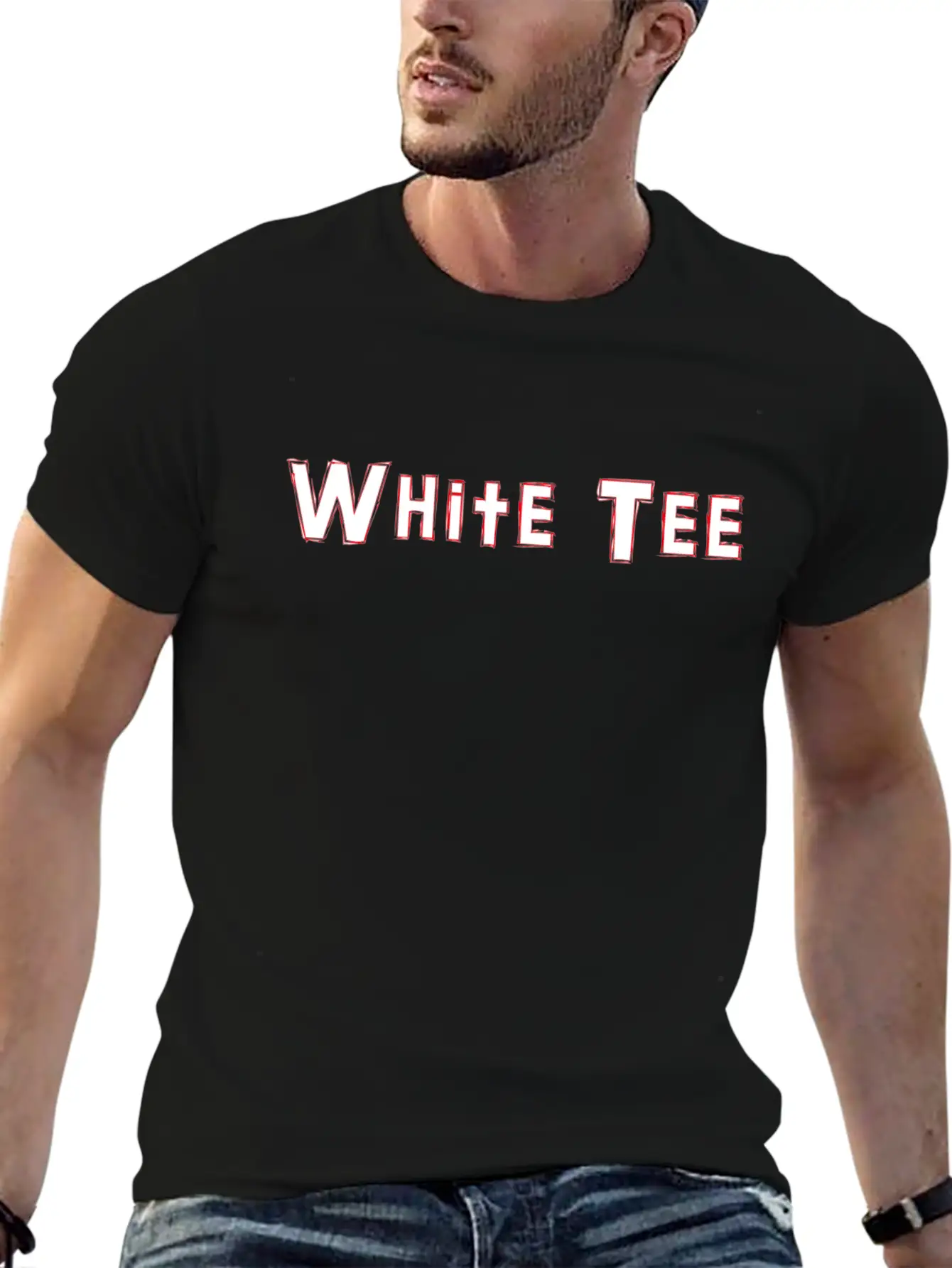 White Tee I Rap I Hip Hop I Trap Modern Fit Casual T-Shirt – Clean And Versatile Design