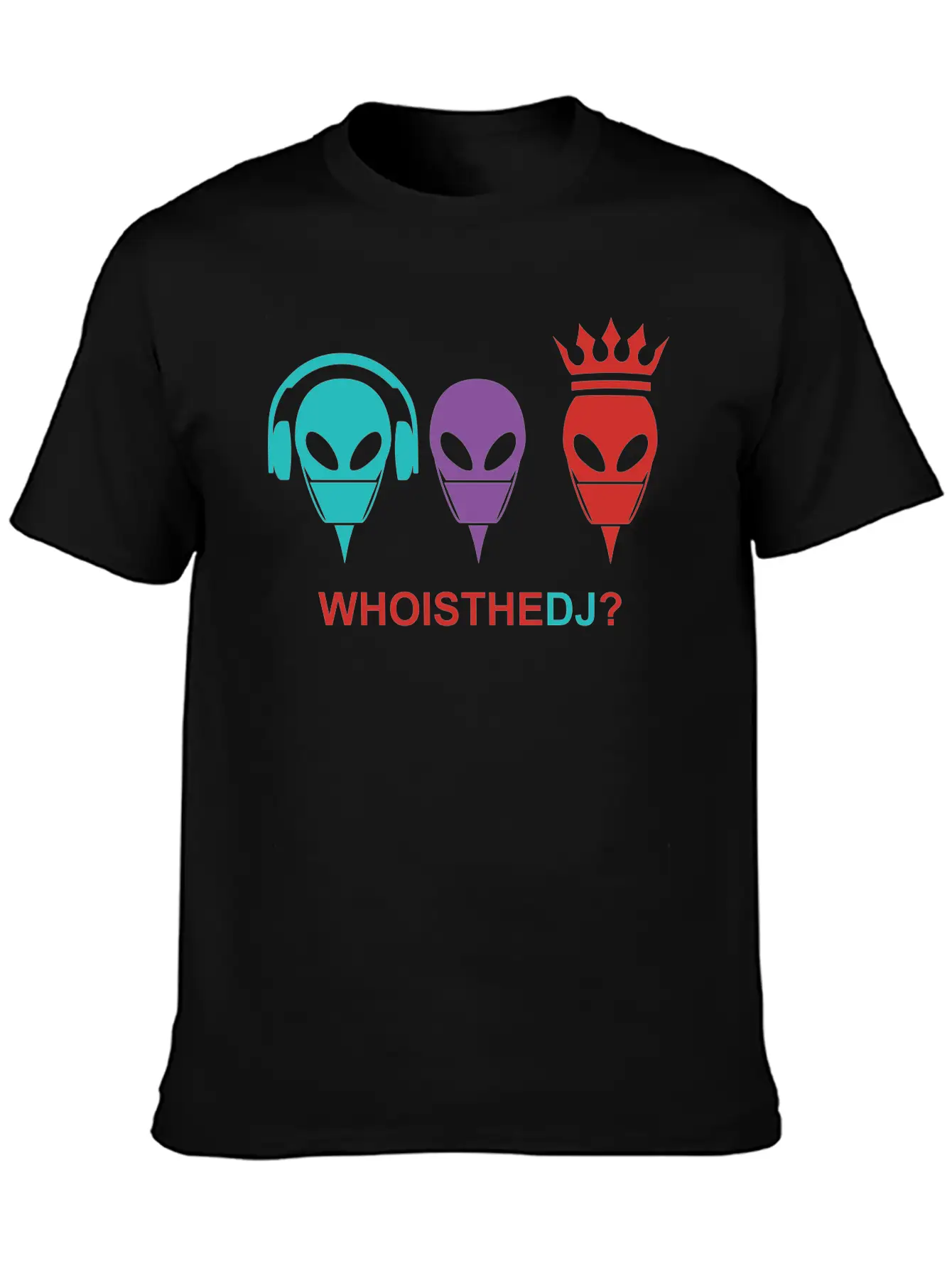 Who Is The DJ Modern Fit Casual T-Shirt ��� Clean And Versatile Design