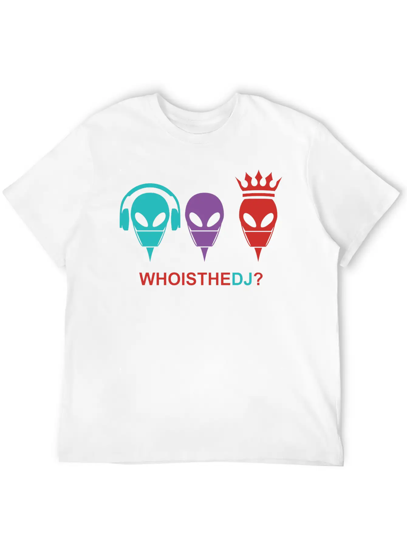 Who Is The DJ Modern Fit Casual T-Shirt ��� Clean And Versatile Design