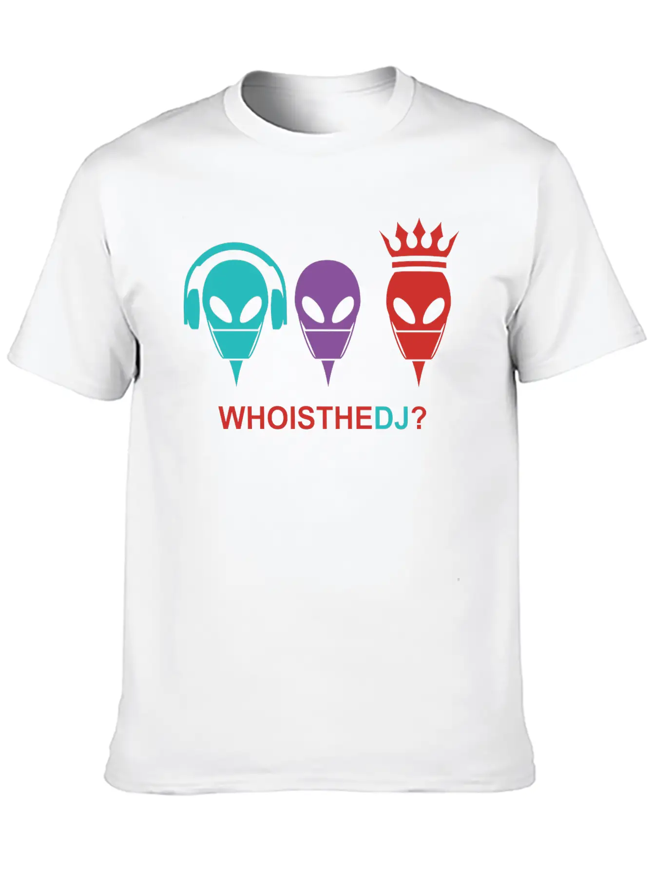 Who Is The DJ Modern Fit Casual T-Shirt ��� Clean And Versatile Design