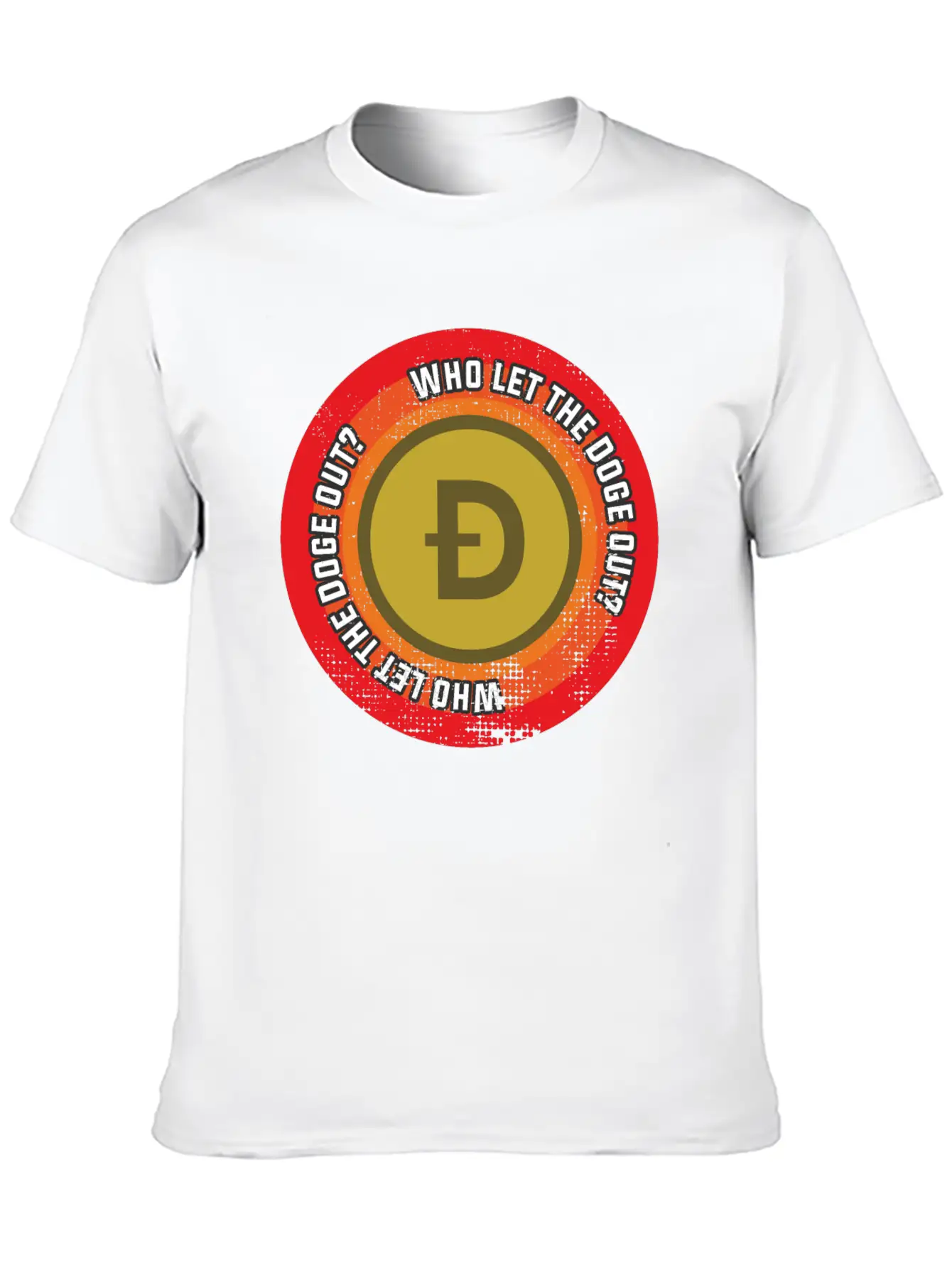 Who Let The Doge Out? Basic Graphic T-Shirt – Daily Comfort In Soft Cotton