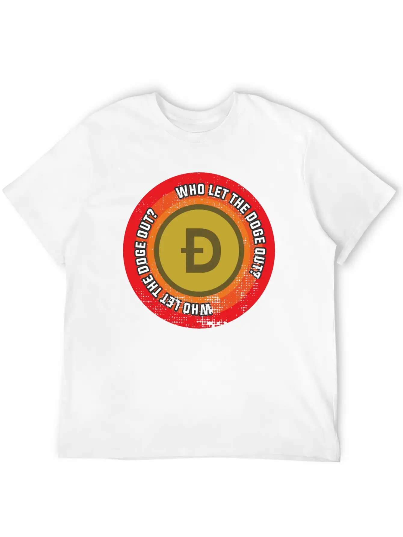 Who Let The Doge Out? Basic Graphic T-Shirt – Daily Comfort In Soft Cotton