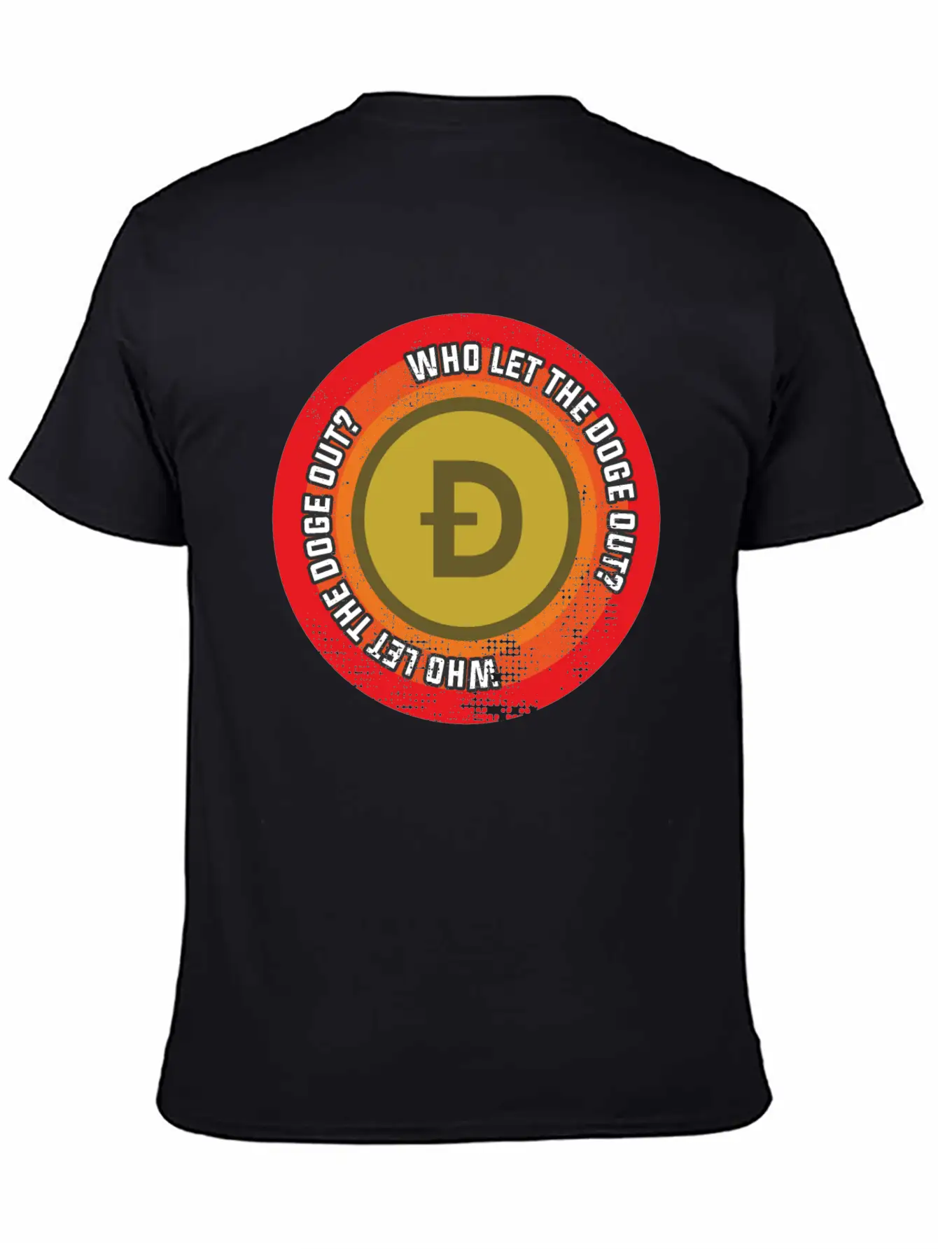 Who Let The Doge Out? Basic Graphic T-Shirt – Daily Comfort In Soft Cotton