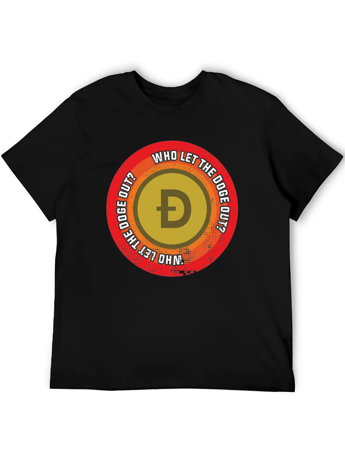 Who Let The Doge Out? Basic Graphic T-Shirt – Daily Comfort In Soft Cotton