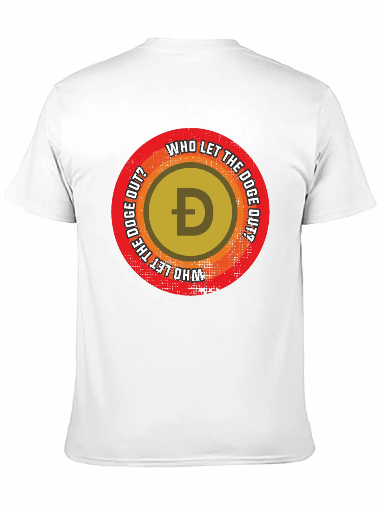 Who Let The Doge Out? Basic Graphic T-Shirt – Daily Comfort In Soft Cotton