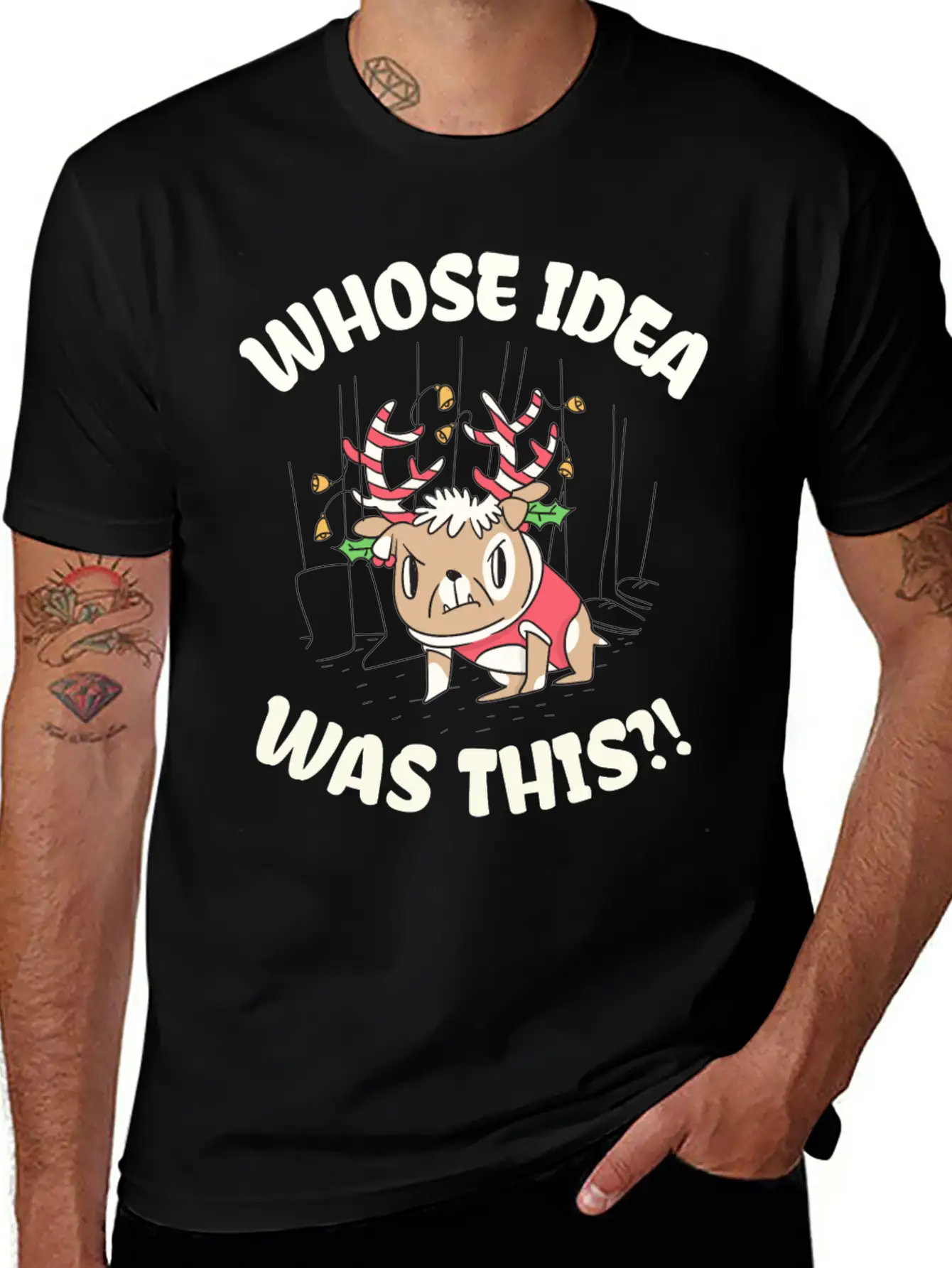 Whose Idea Was This Lightweight Cotton T-Shirt – Daily Comfort Graphic Shirt