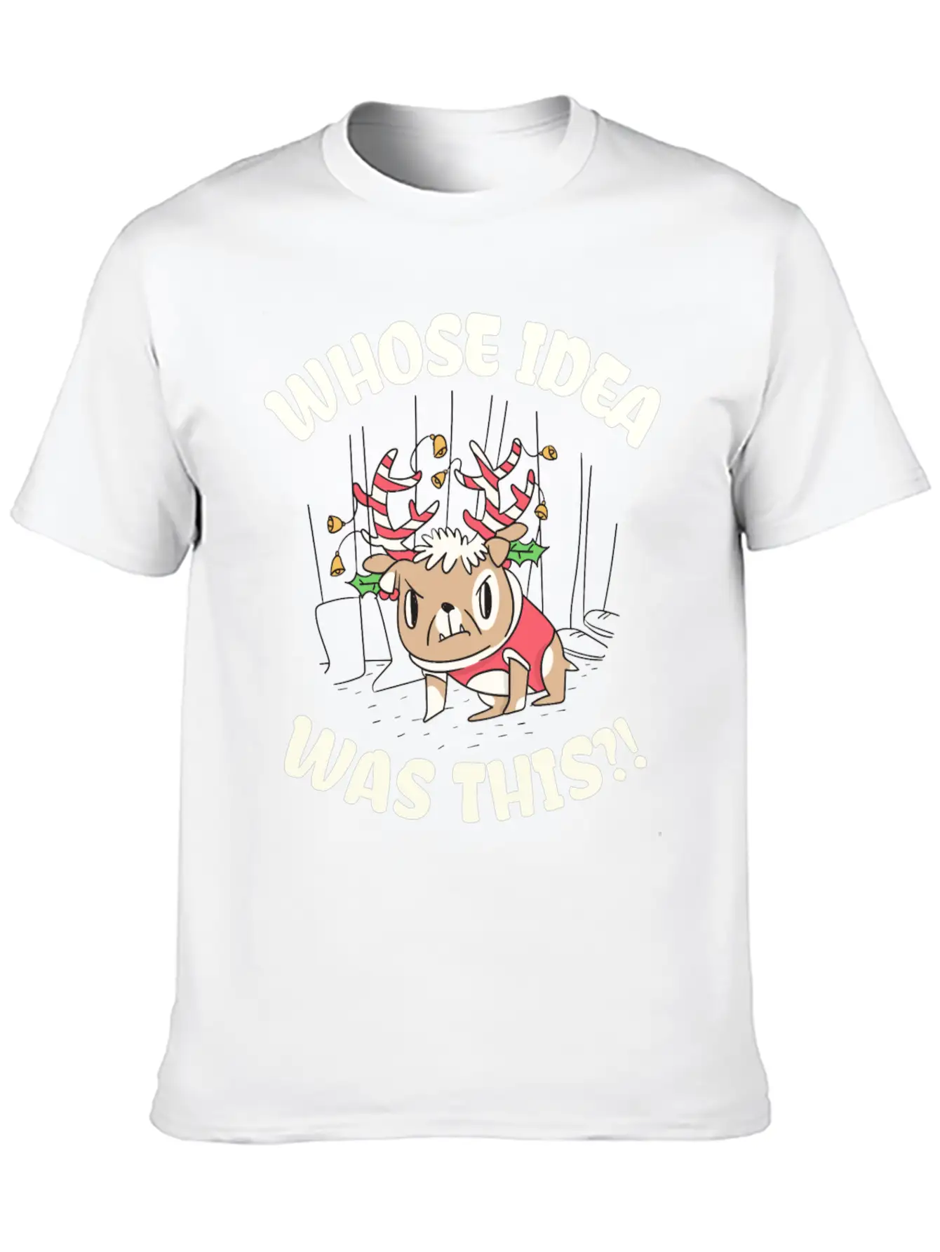 Whose Idea Was This Lightweight Cotton T-Shirt – Daily Comfort Graphic Shirt