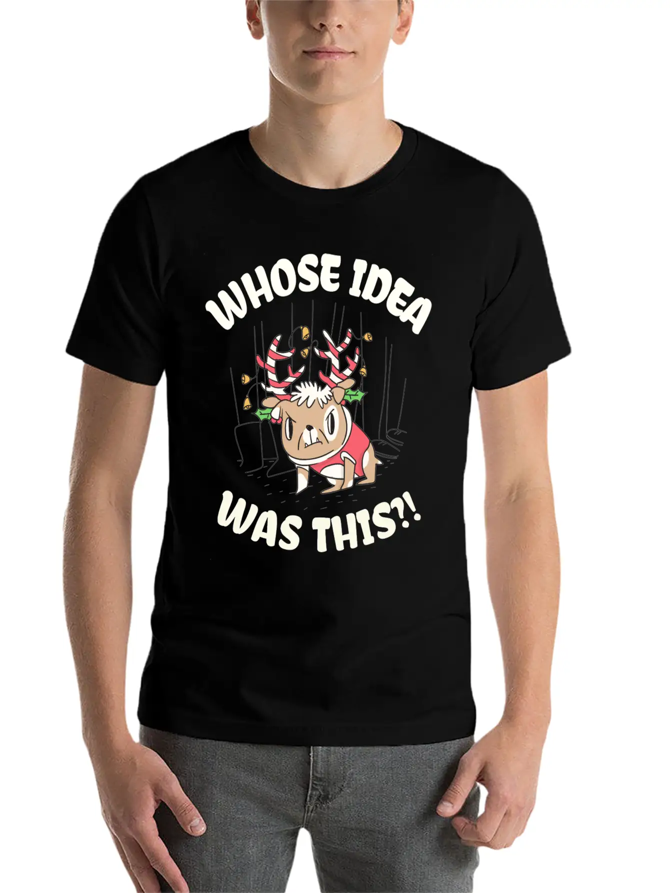 Whose Idea Was This Lightweight Cotton T-Shirt – Daily Comfort Graphic Shirt