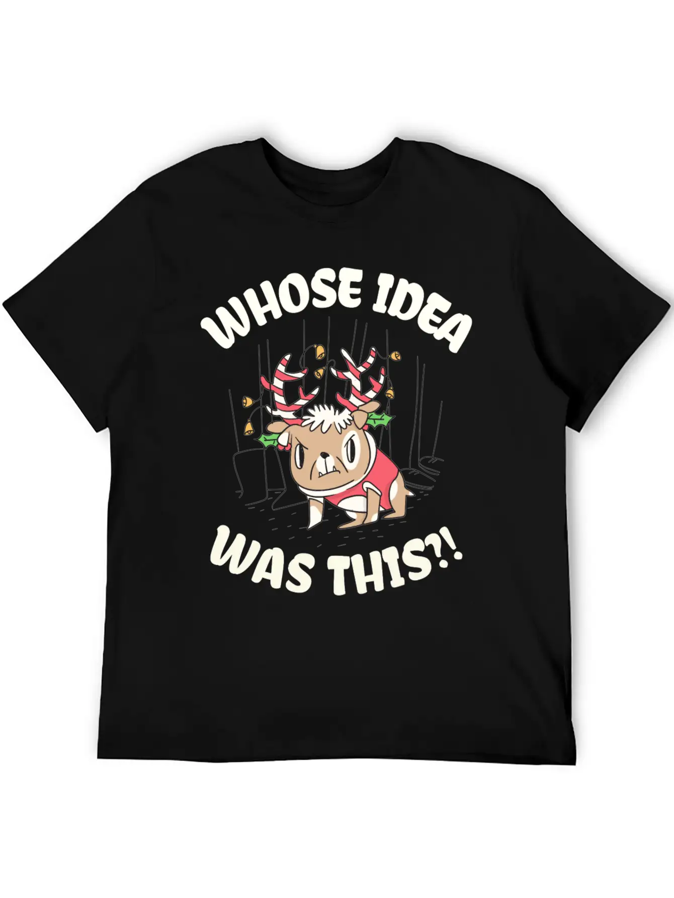 Whose Idea Was This Lightweight Cotton T-Shirt – Daily Comfort Graphic Shirt