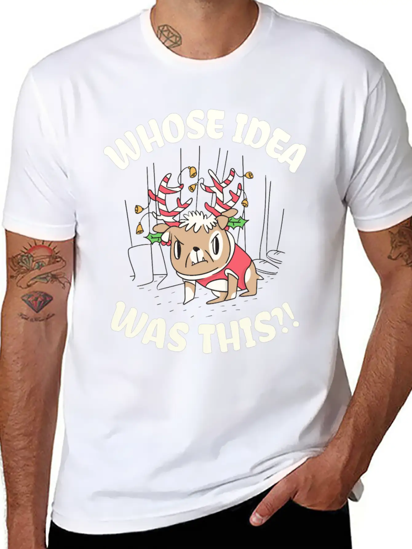 Whose Idea Was This Lightweight Cotton T-Shirt – Daily Comfort Graphic Shirt