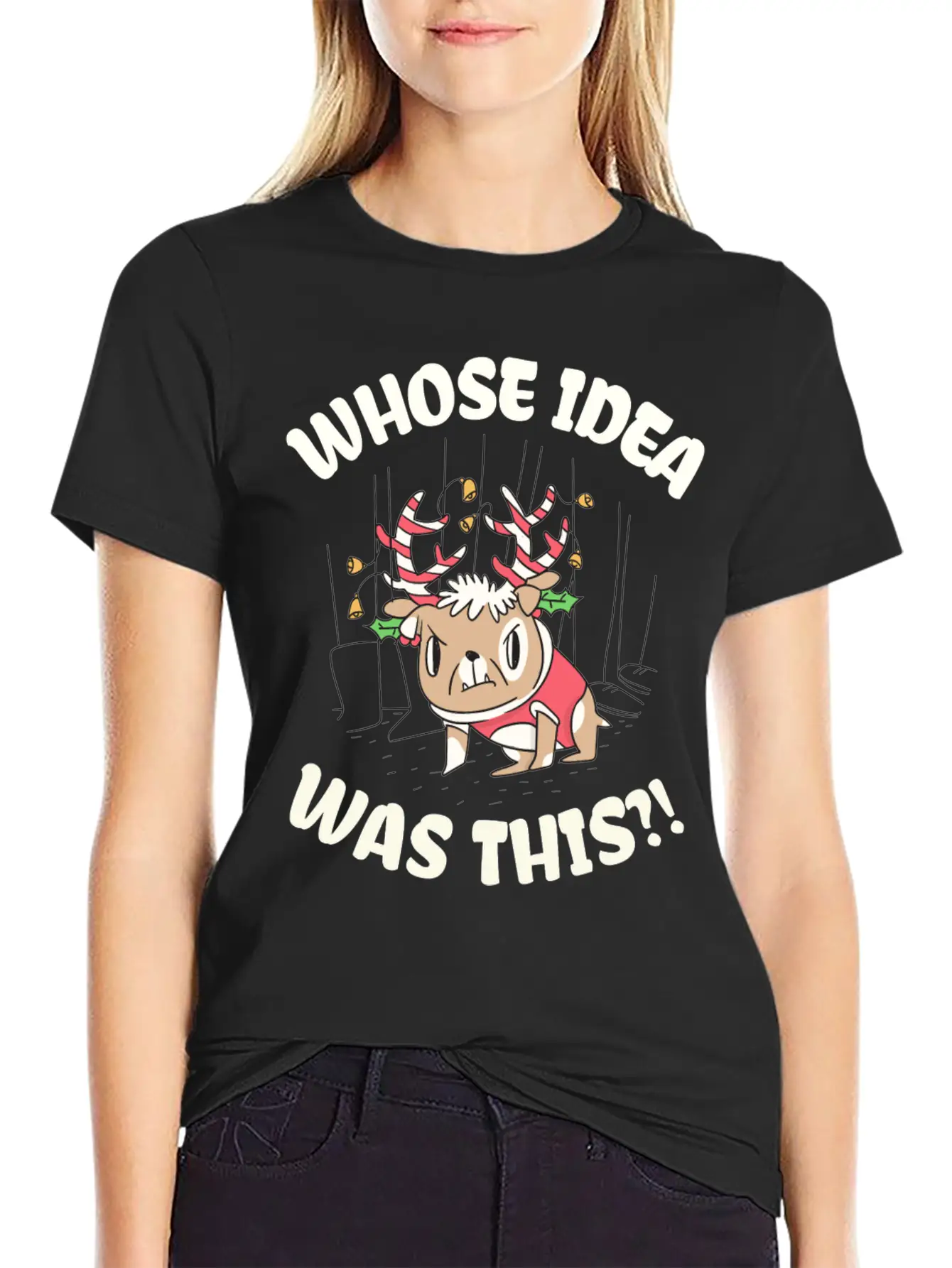 Whose Idea Was This Lightweight Cotton T-Shirt – Daily Comfort Graphic Shirt