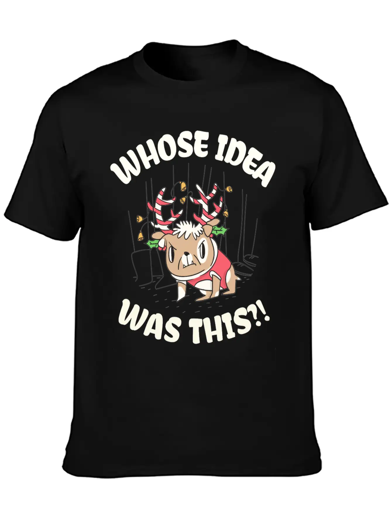 Whose Idea Was This Lightweight Cotton T-Shirt – Daily Comfort Graphic Shirt