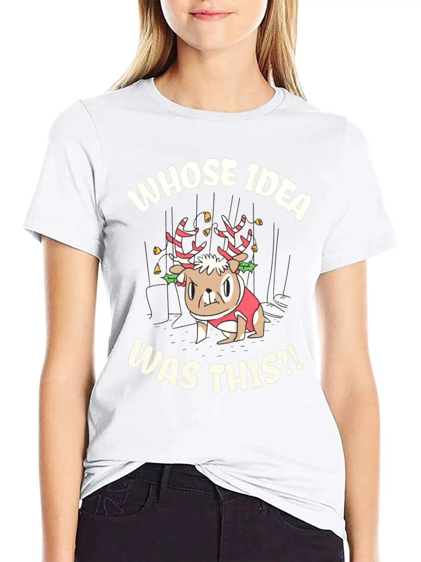 Whose Idea Was This Lightweight Cotton T-Shirt – Daily Comfort Graphic Shirt