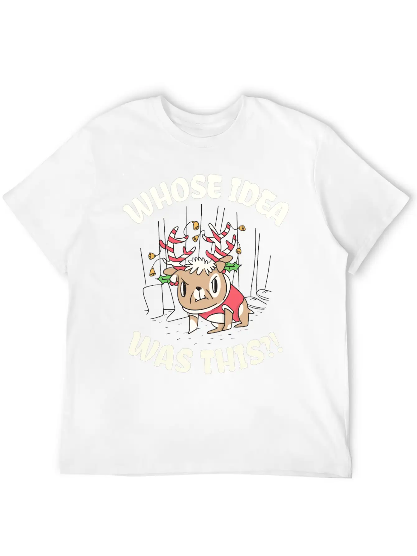 Whose Idea Was This Lightweight Cotton T-Shirt – Daily Comfort Graphic Shirt
