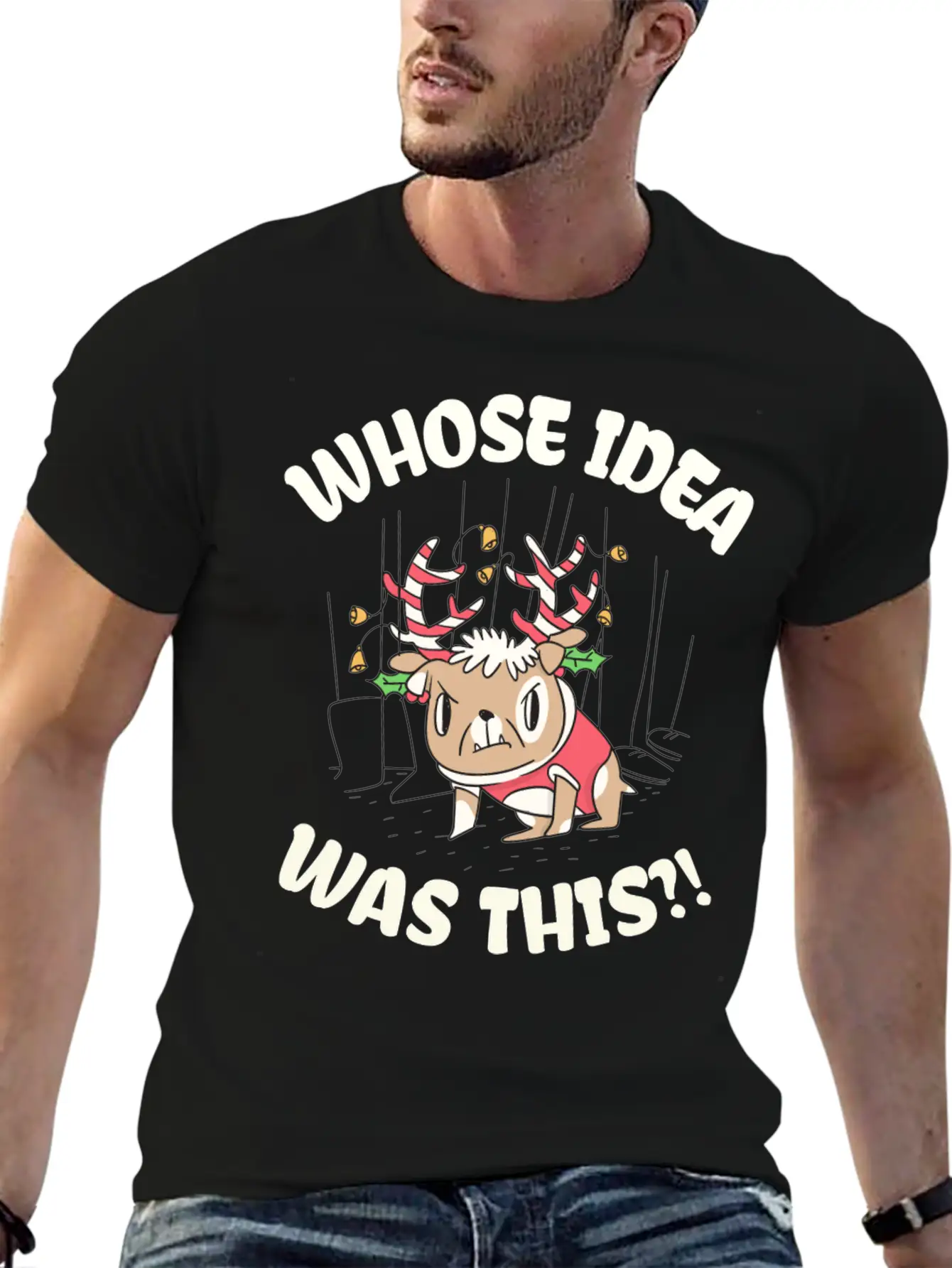 Whose Idea Was This Lightweight Cotton T-Shirt – Daily Comfort Graphic Shirt