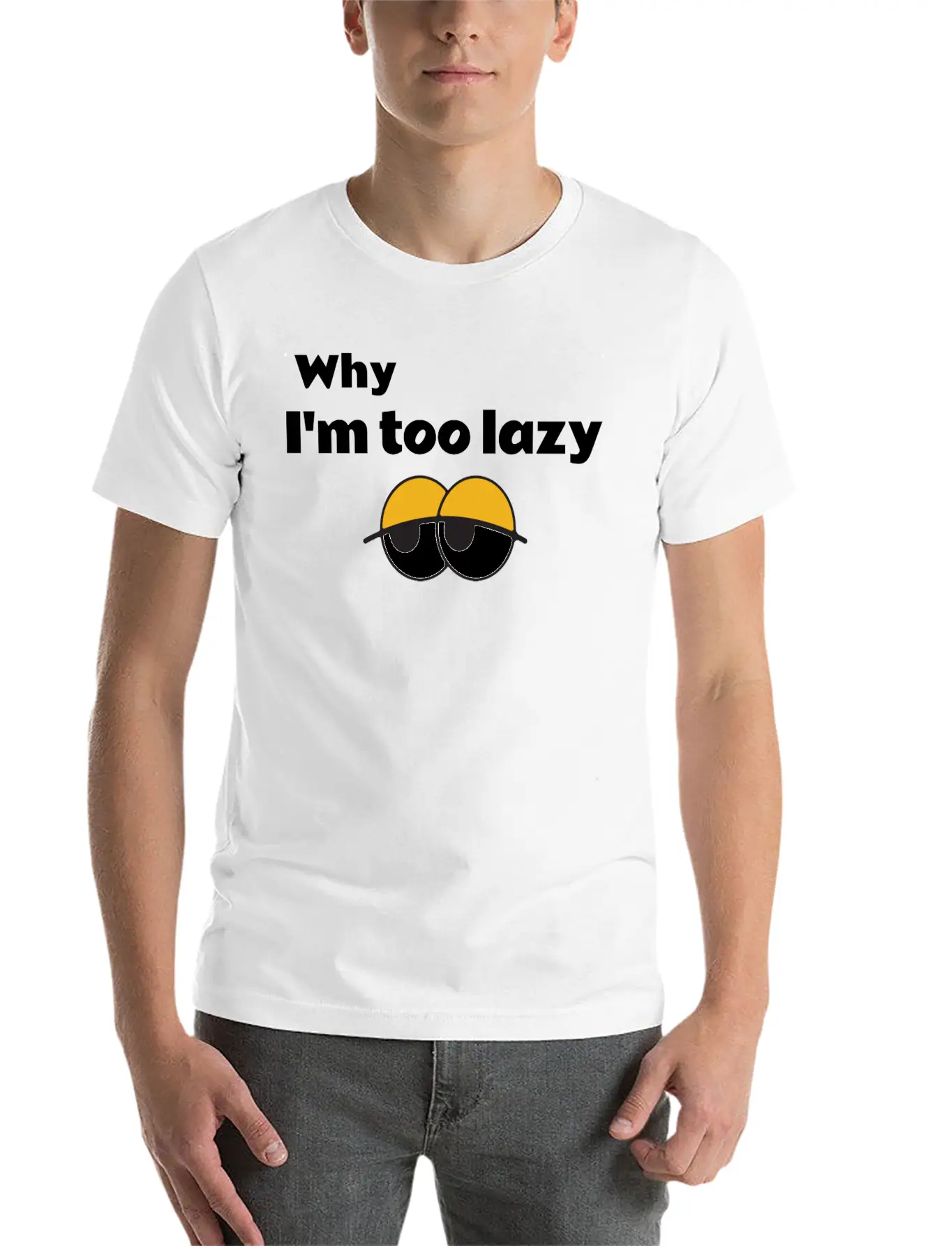 Why I'm Too Lazy T Shirt Classic Fit Graphic Tee For Daily Comfort – Unisex Cotton Shirt