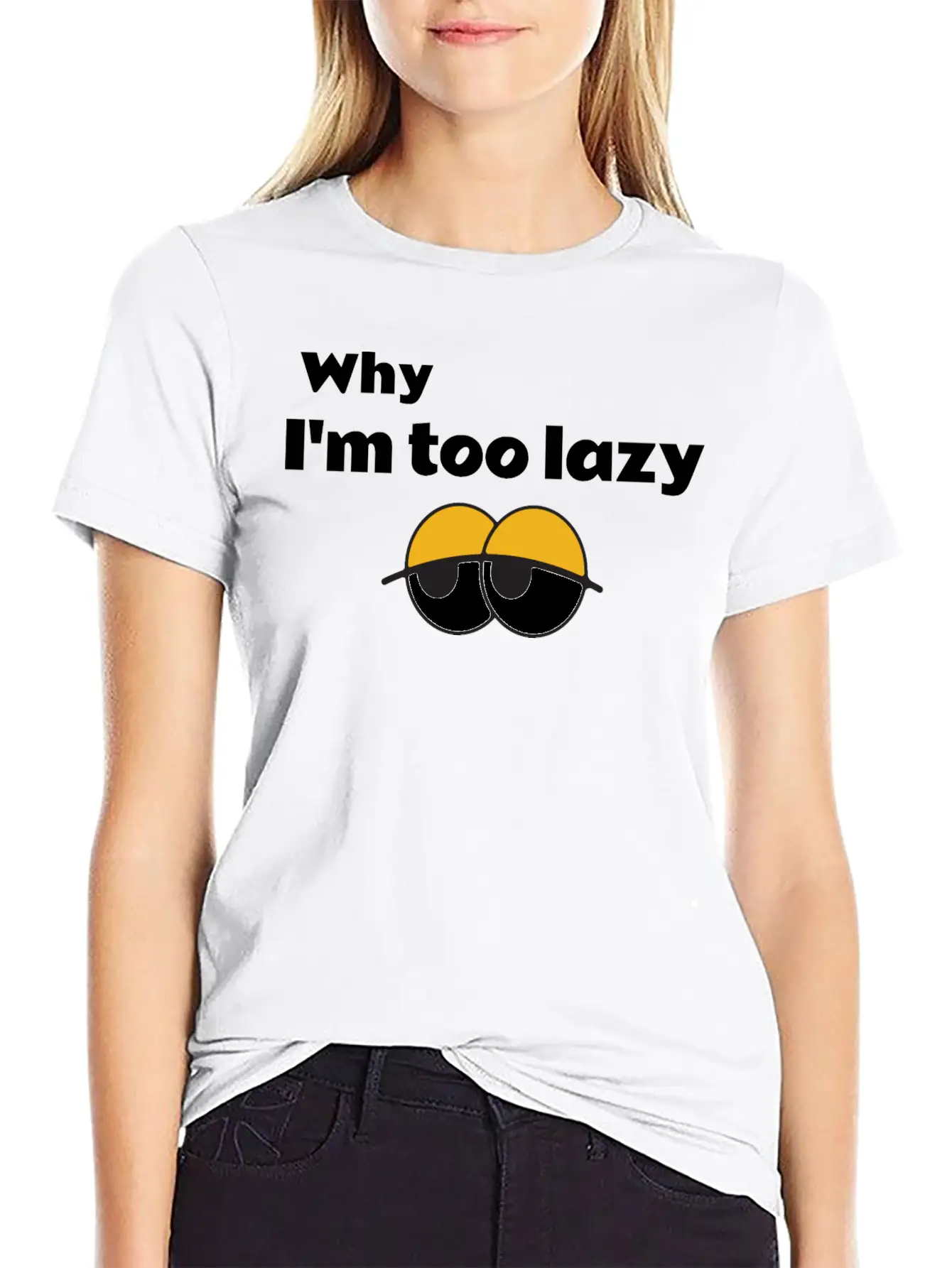 Why I'm Too Lazy T Shirt Classic Fit Graphic Tee For Daily Comfort – Unisex Cotton Shirt
