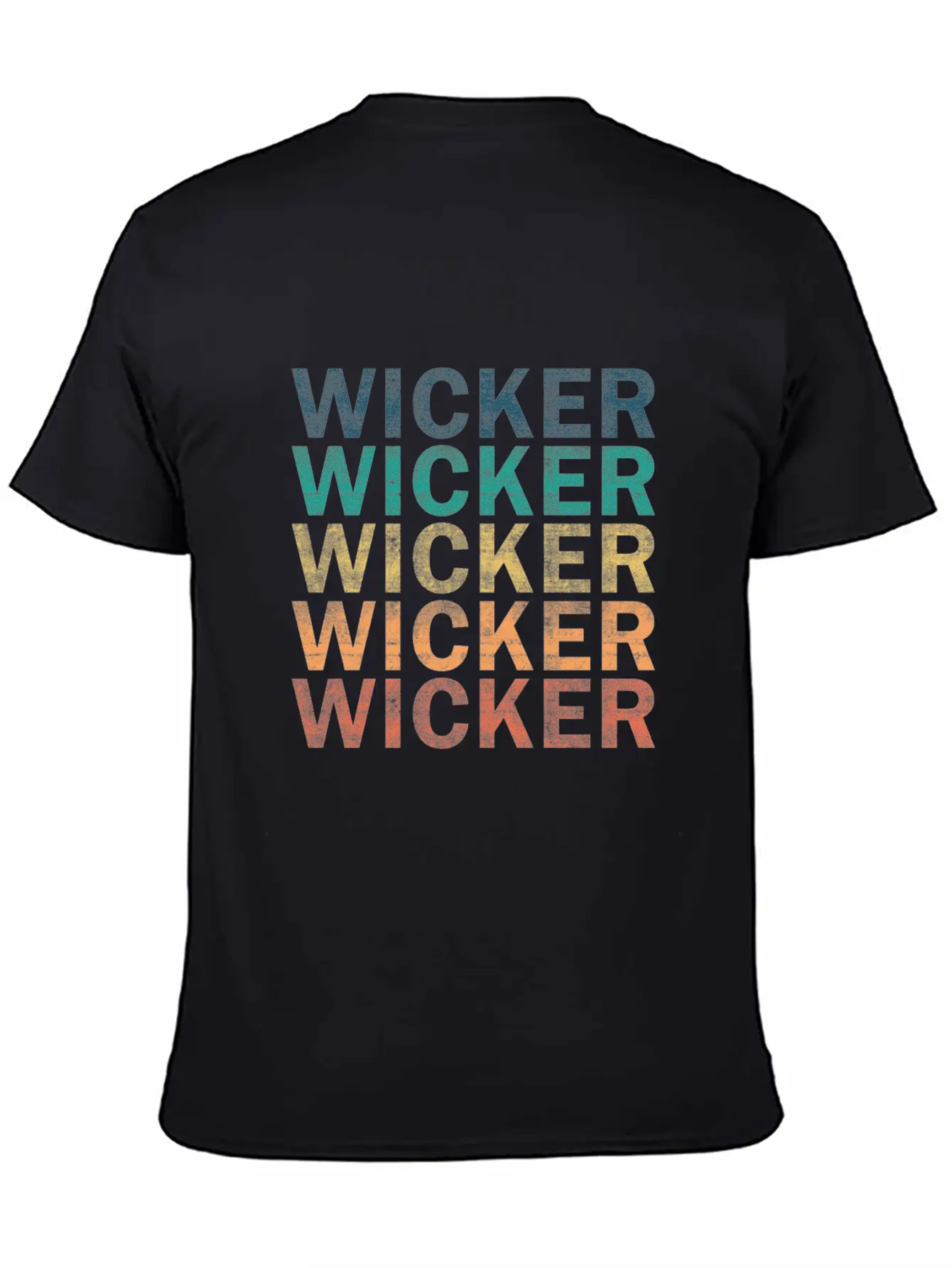 Wicker Name T Shirt - Wicker Vintage Retro Name Gi Lightweight Cotton T-Shirt – Daily Comfort Graphic Shirt