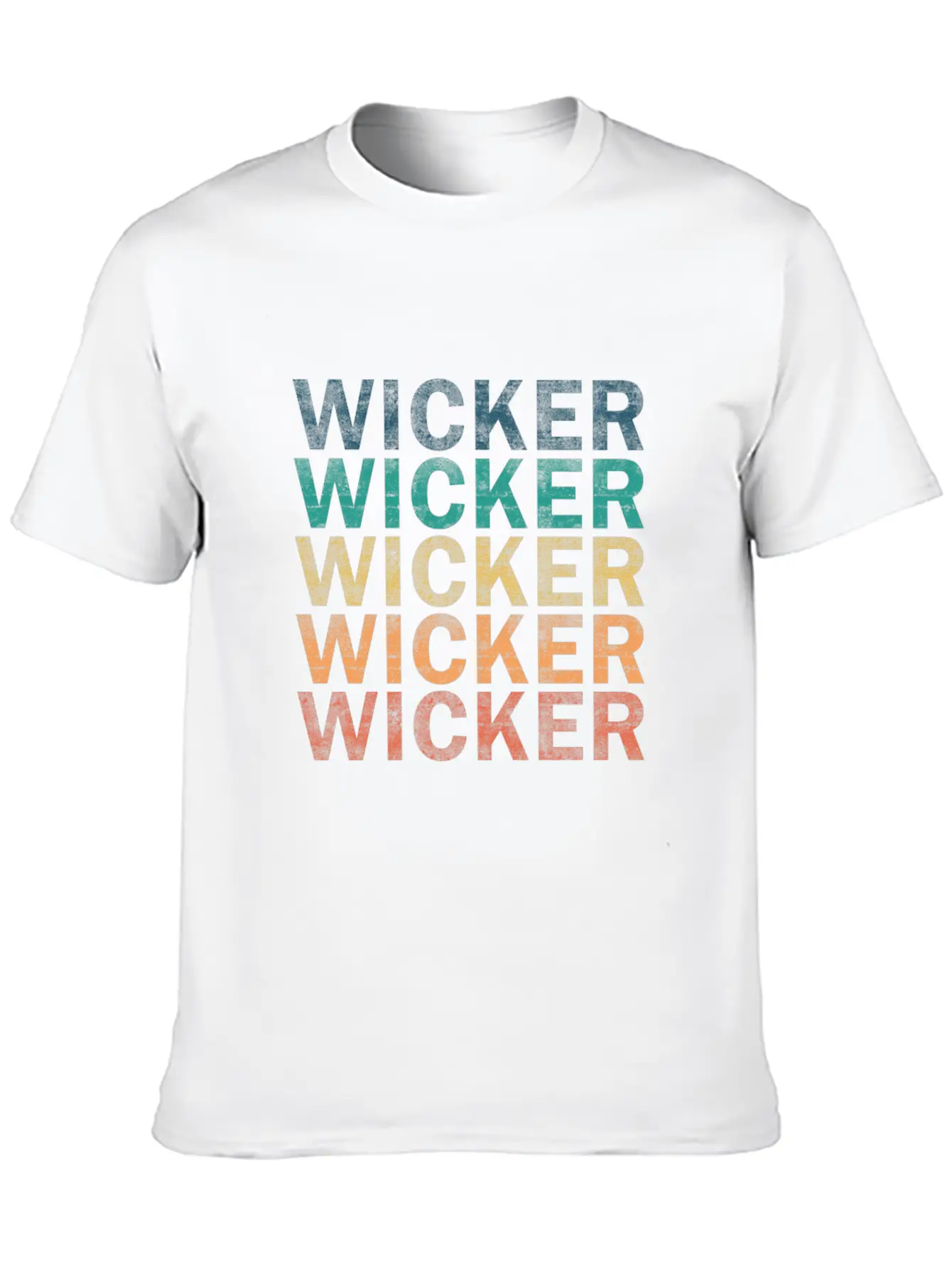 Wicker Name T Shirt - Wicker Vintage Retro Name Gi Lightweight Cotton T-Shirt – Daily Comfort Graphic Shirt