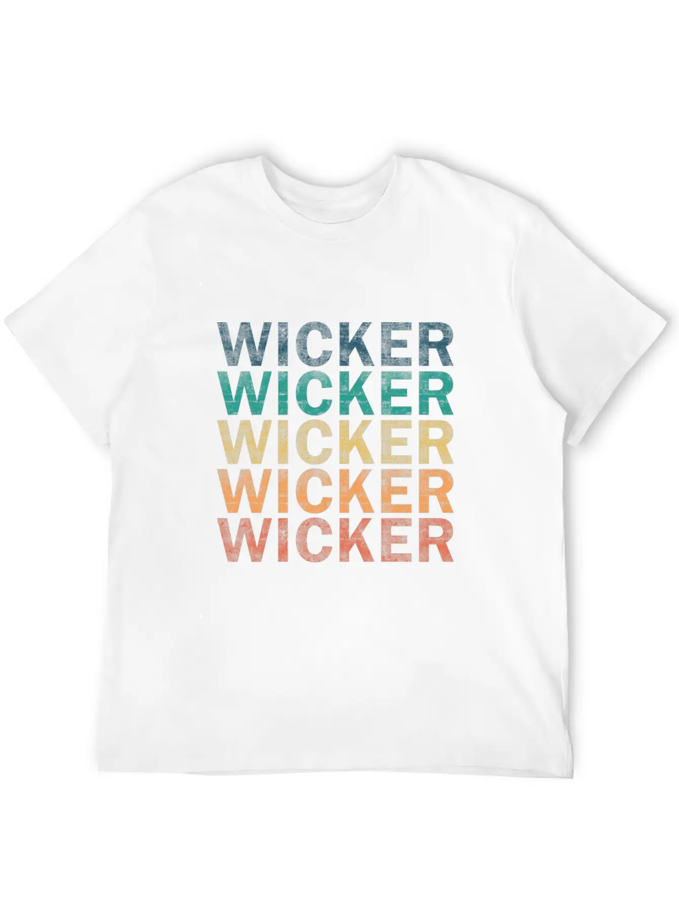 Wicker Name T Shirt - Wicker Vintage Retro Name Gi Lightweight Cotton T-Shirt – Daily Comfort Graphic Shirt
