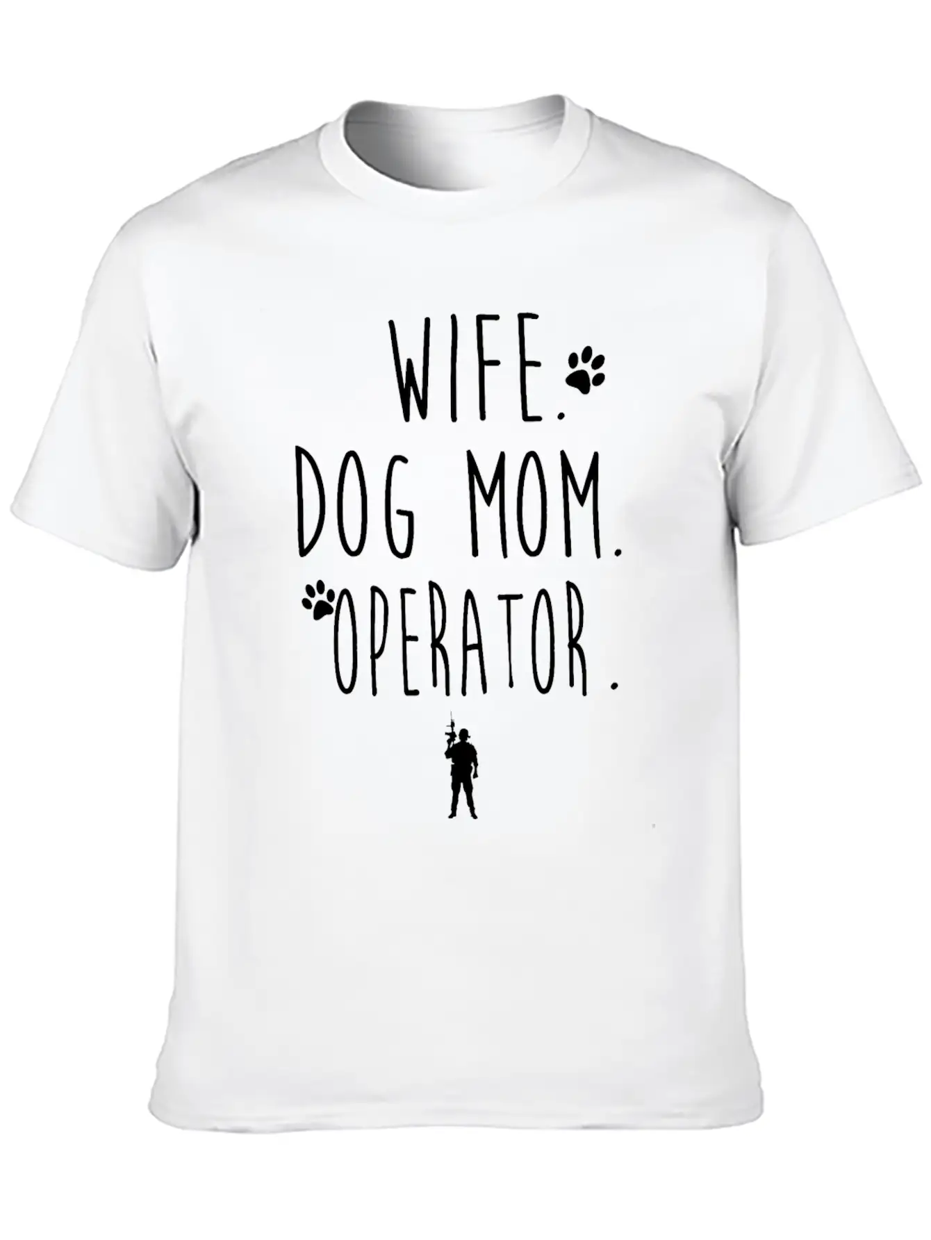 WIFE. DOG MOM. OPERATOR. Soft Cotton Short Sleeve Tee – Unisex Wardrobe Staple