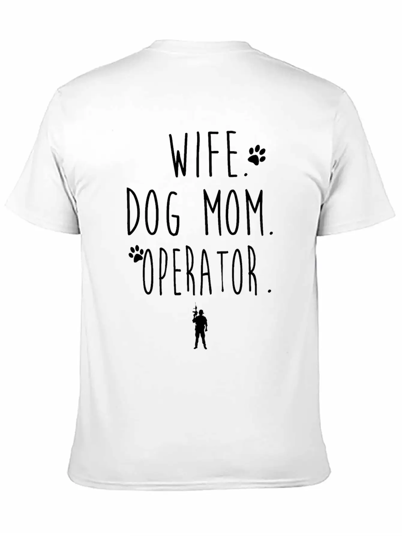 WIFE. DOG MOM. OPERATOR. Soft Cotton Short Sleeve Tee – Unisex Wardrobe Staple