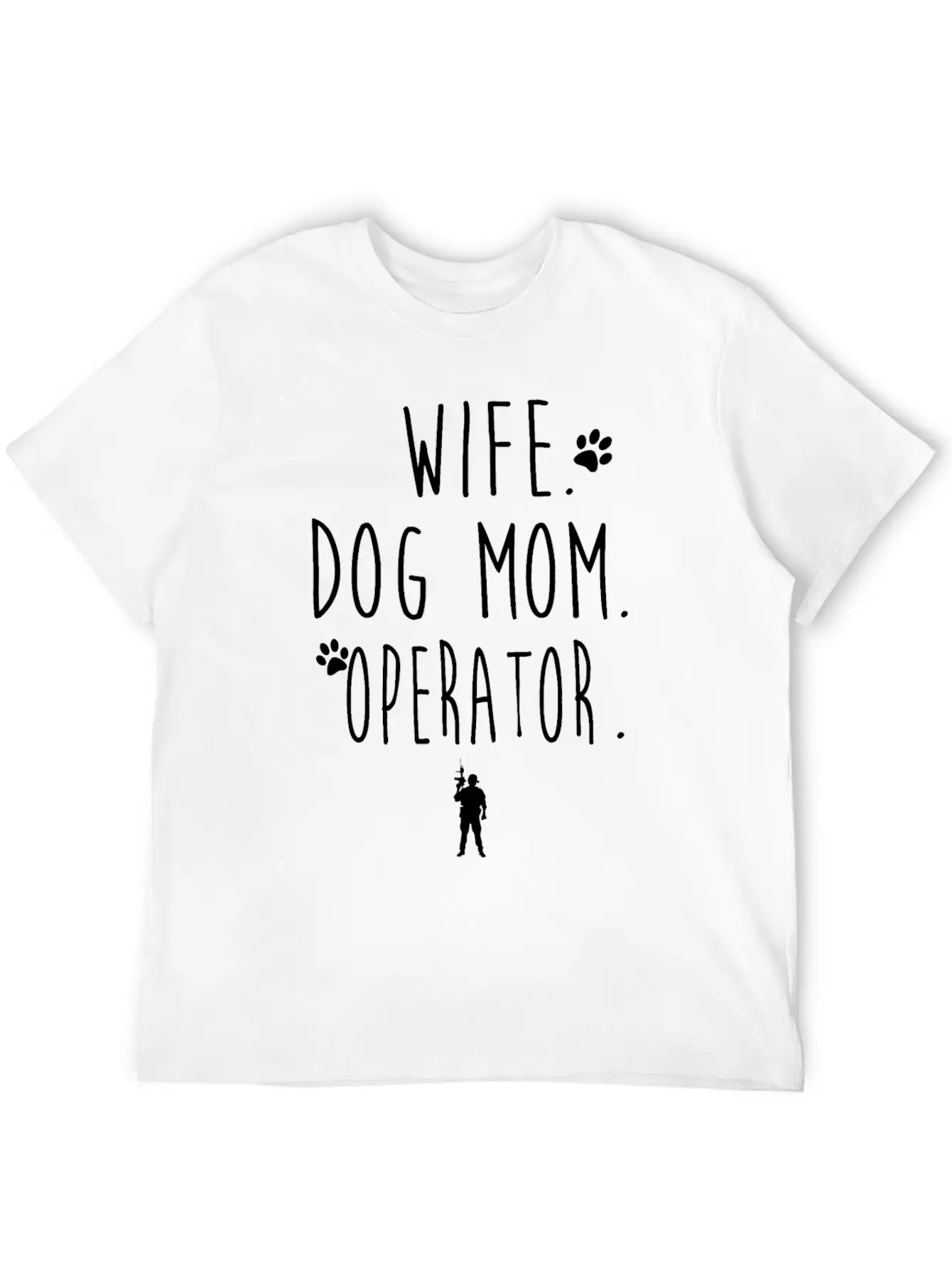 WIFE. DOG MOM. OPERATOR. Soft Cotton Short Sleeve Tee – Unisex Wardrobe Staple