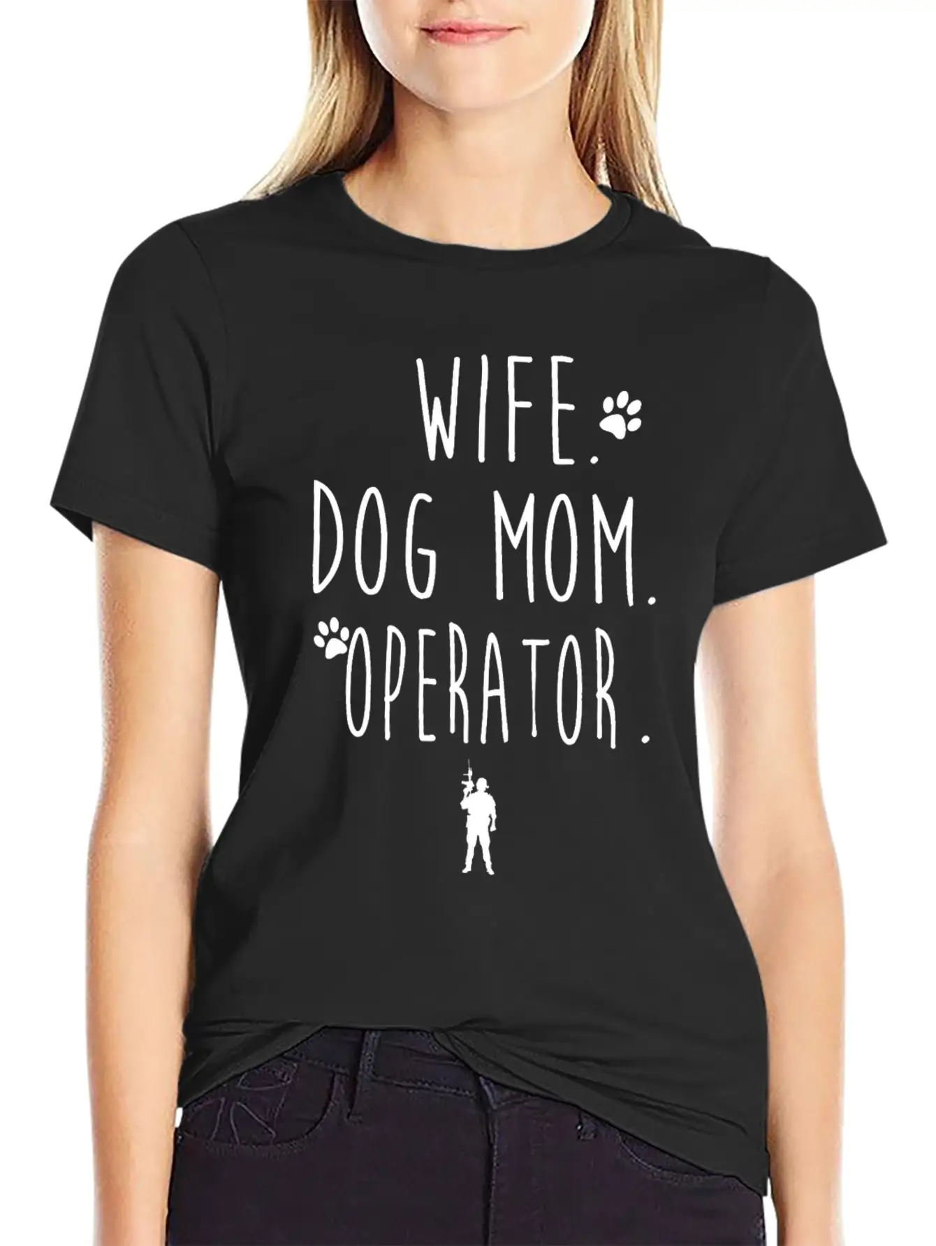 WIFE. DOG MOM. OPERATOR. Soft Cotton Short Sleeve Tee – Unisex Wardrobe Staple