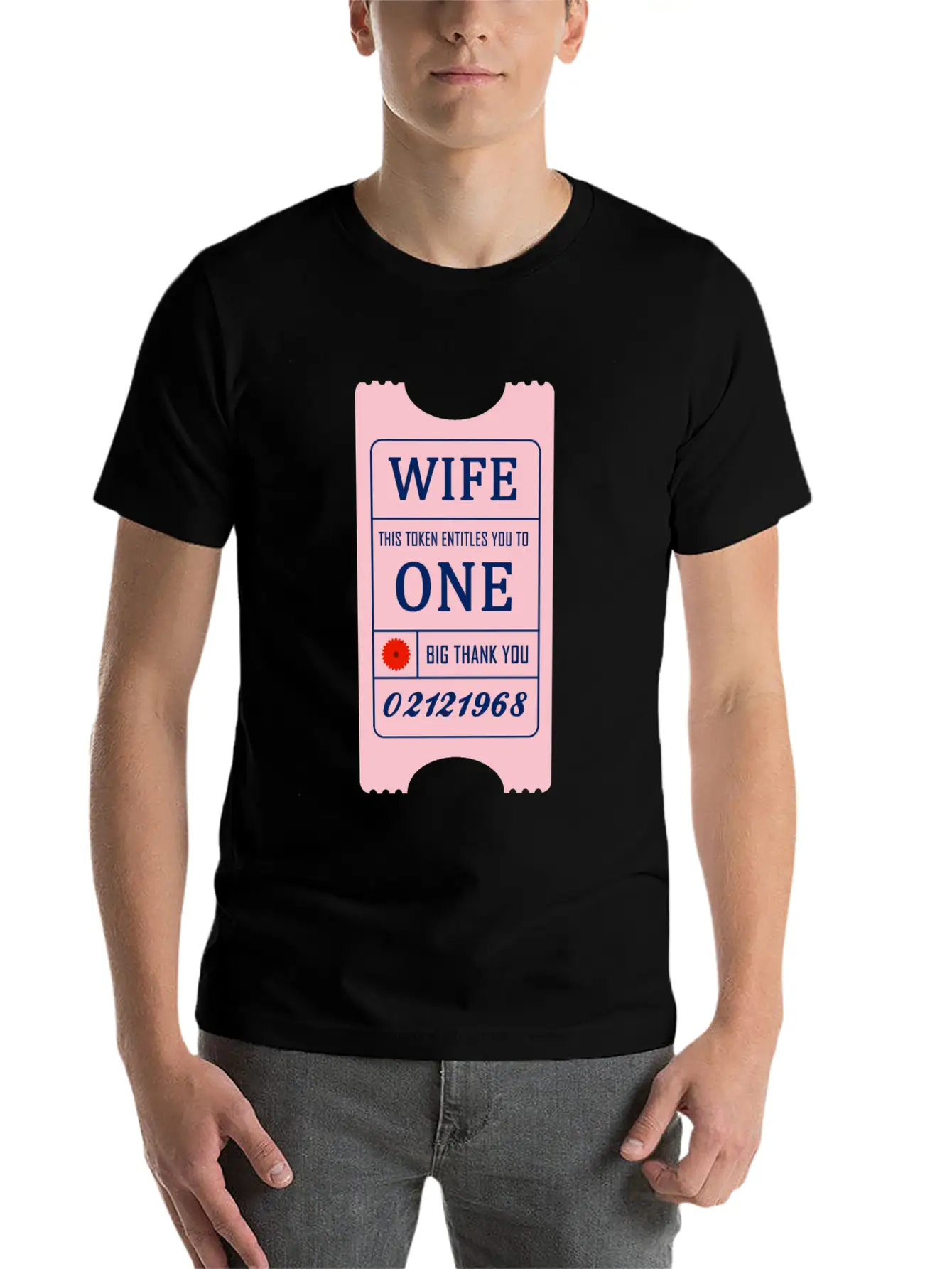 Wife Token Comfortable Minimalist Graphic Tee – Summer Style Essential