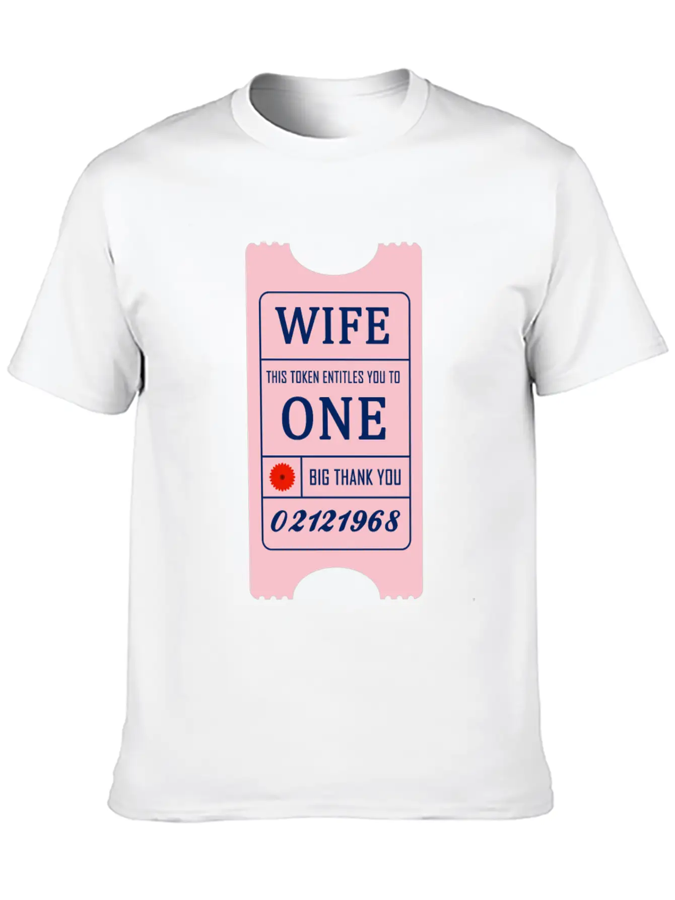 Wife Token Comfortable Minimalist Graphic Tee – Summer Style Essential