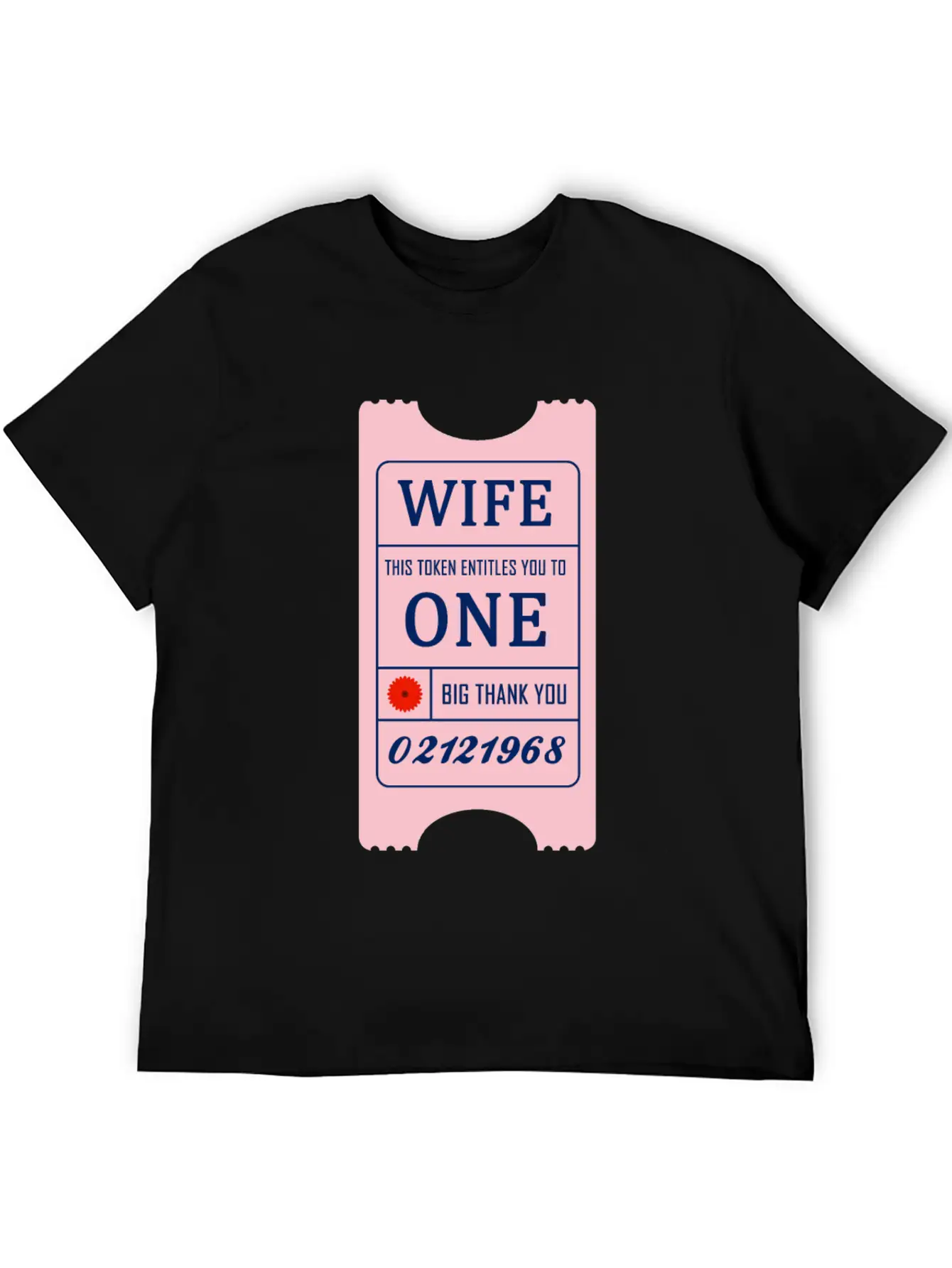 Wife Token Comfortable Minimalist Graphic Tee – Summer Style Essential