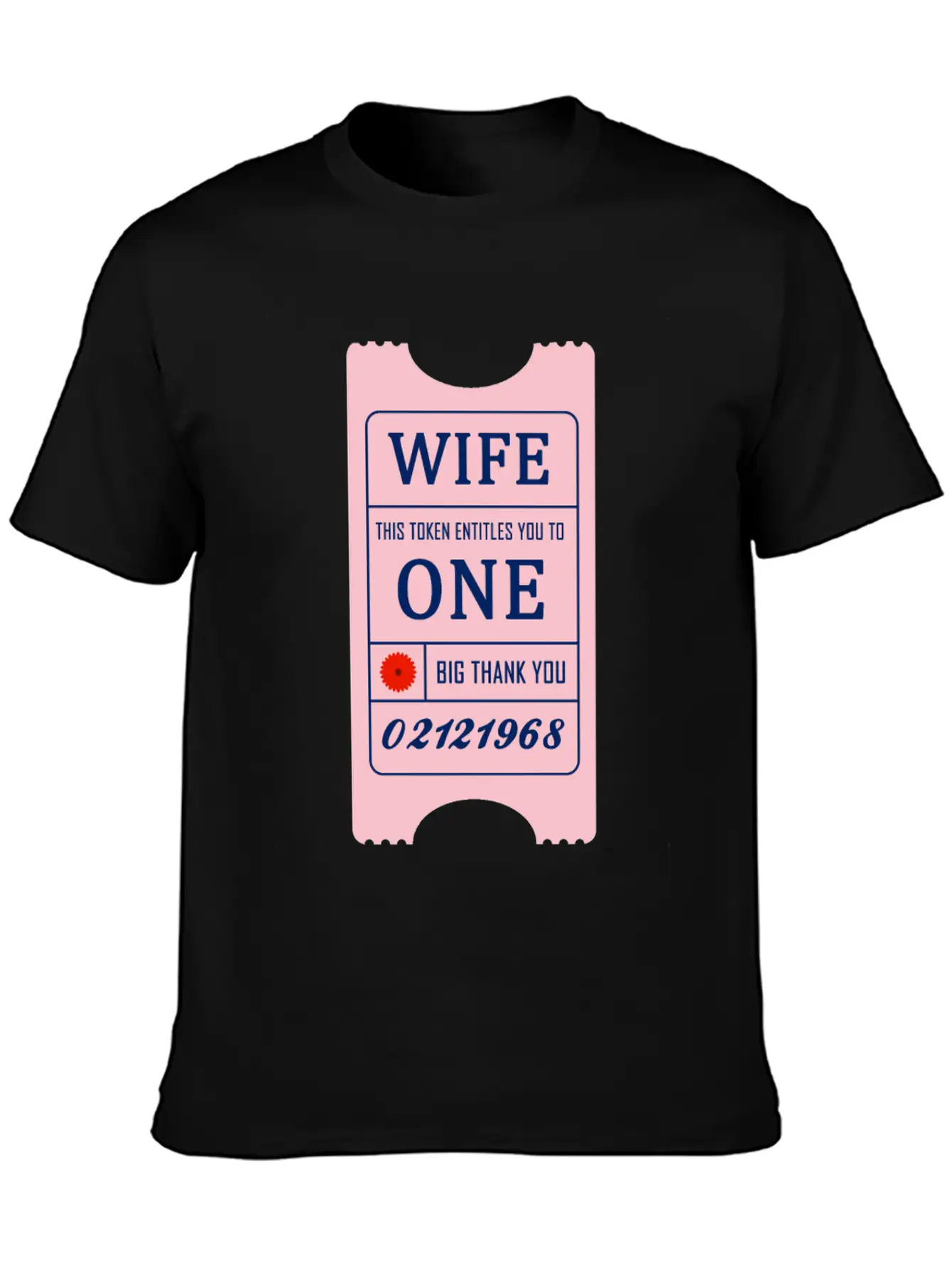 Wife Token Comfortable Minimalist Graphic Tee – Summer Style Essential