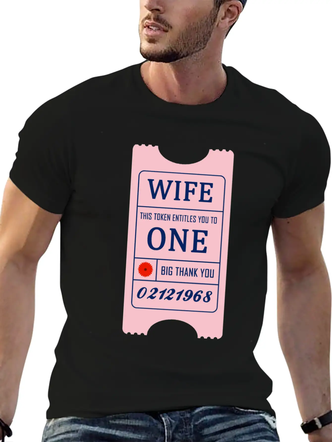 Wife Token Comfortable Minimalist Graphic Tee – Summer Style Essential