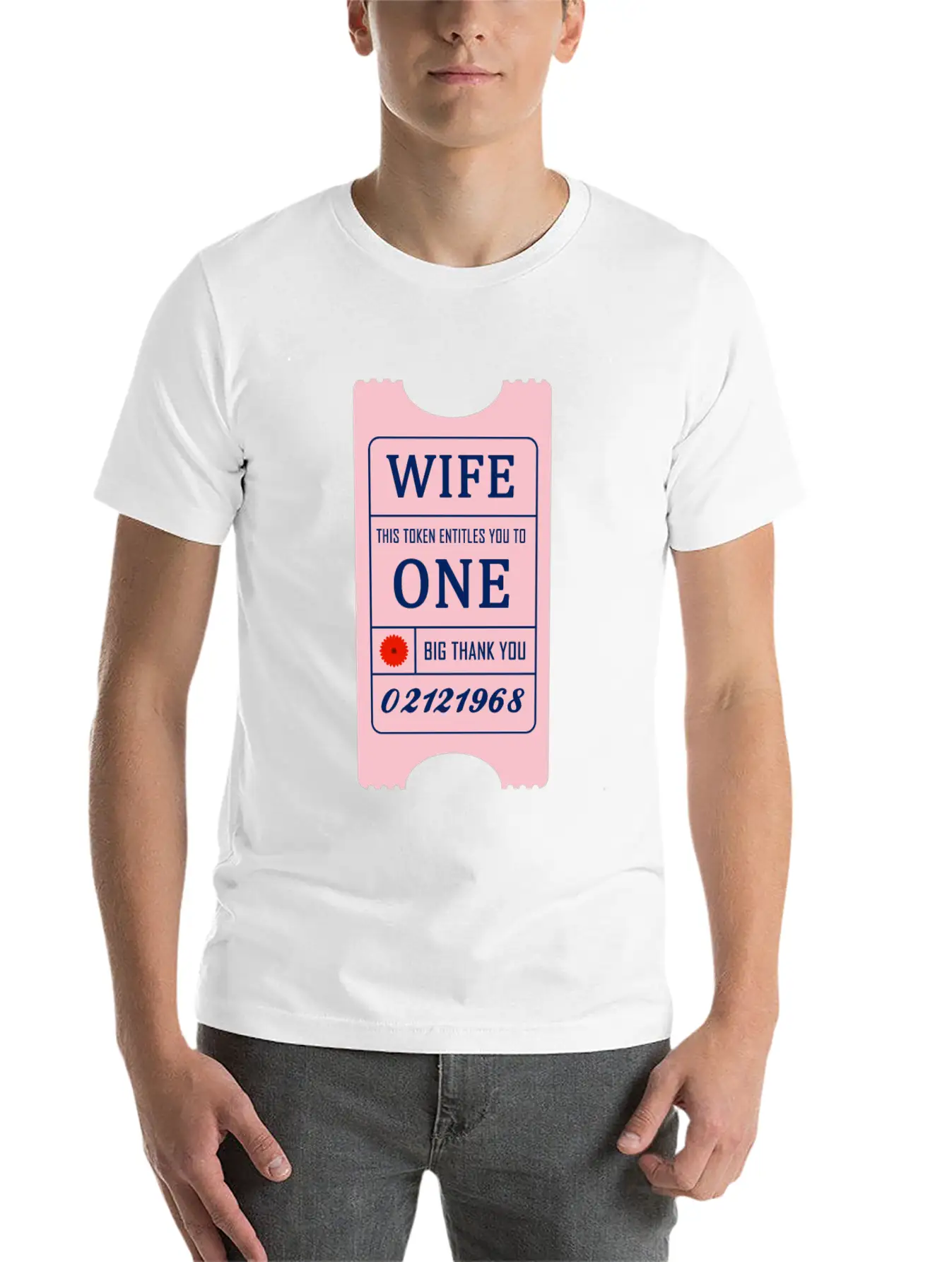 Wife Token Comfortable Minimalist Graphic Tee – Summer Style Essential