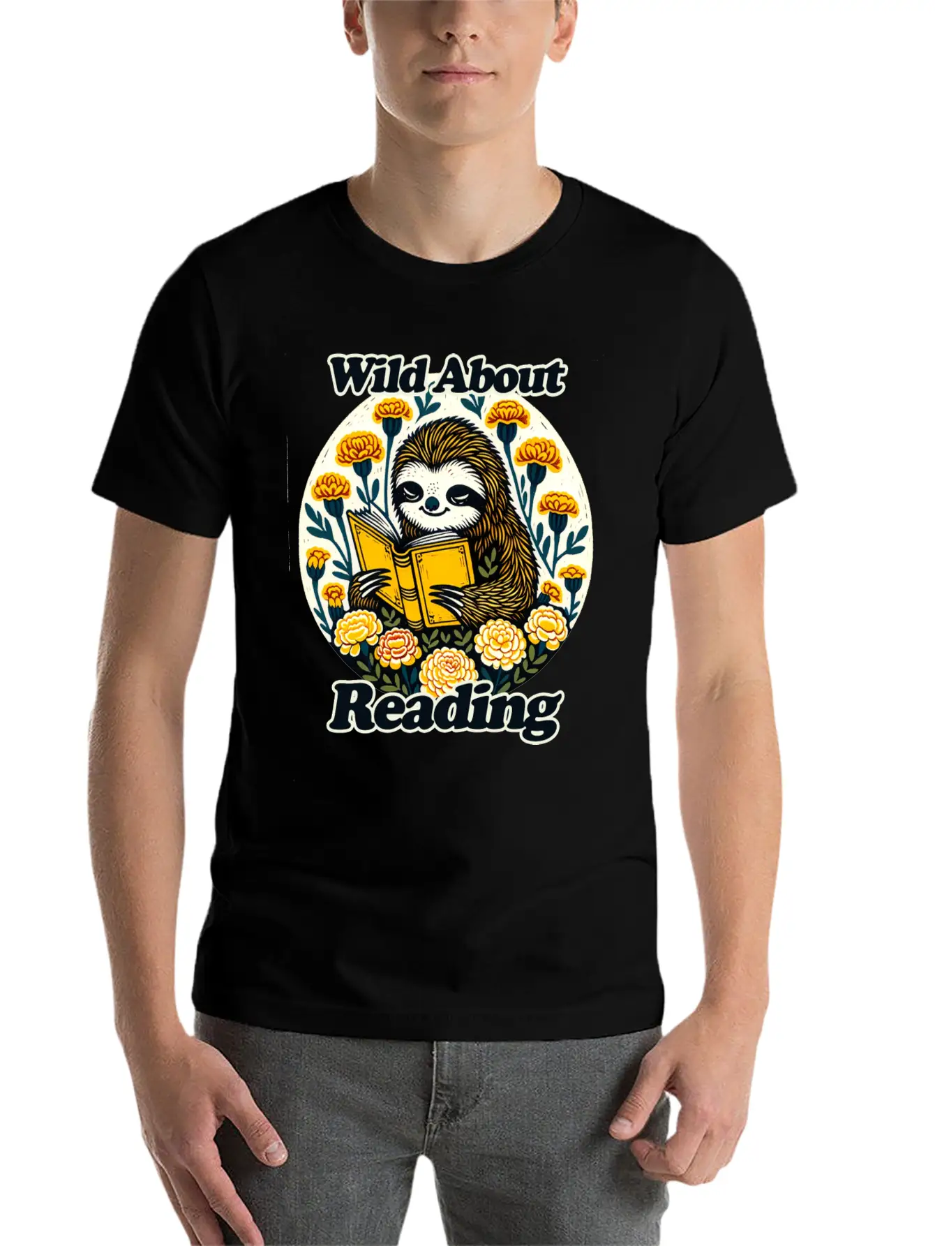 Wild Aobut Reading Classic Fit Graphic Tee For Daily Comfort – Unisex Cotton Shirt