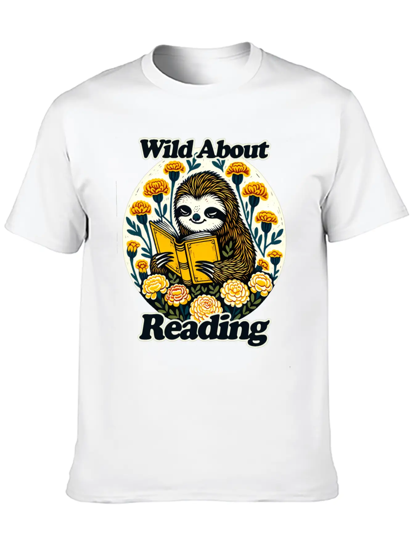 Wild Aobut Reading Classic Fit Graphic Tee For Daily Comfort – Unisex Cotton Shirt