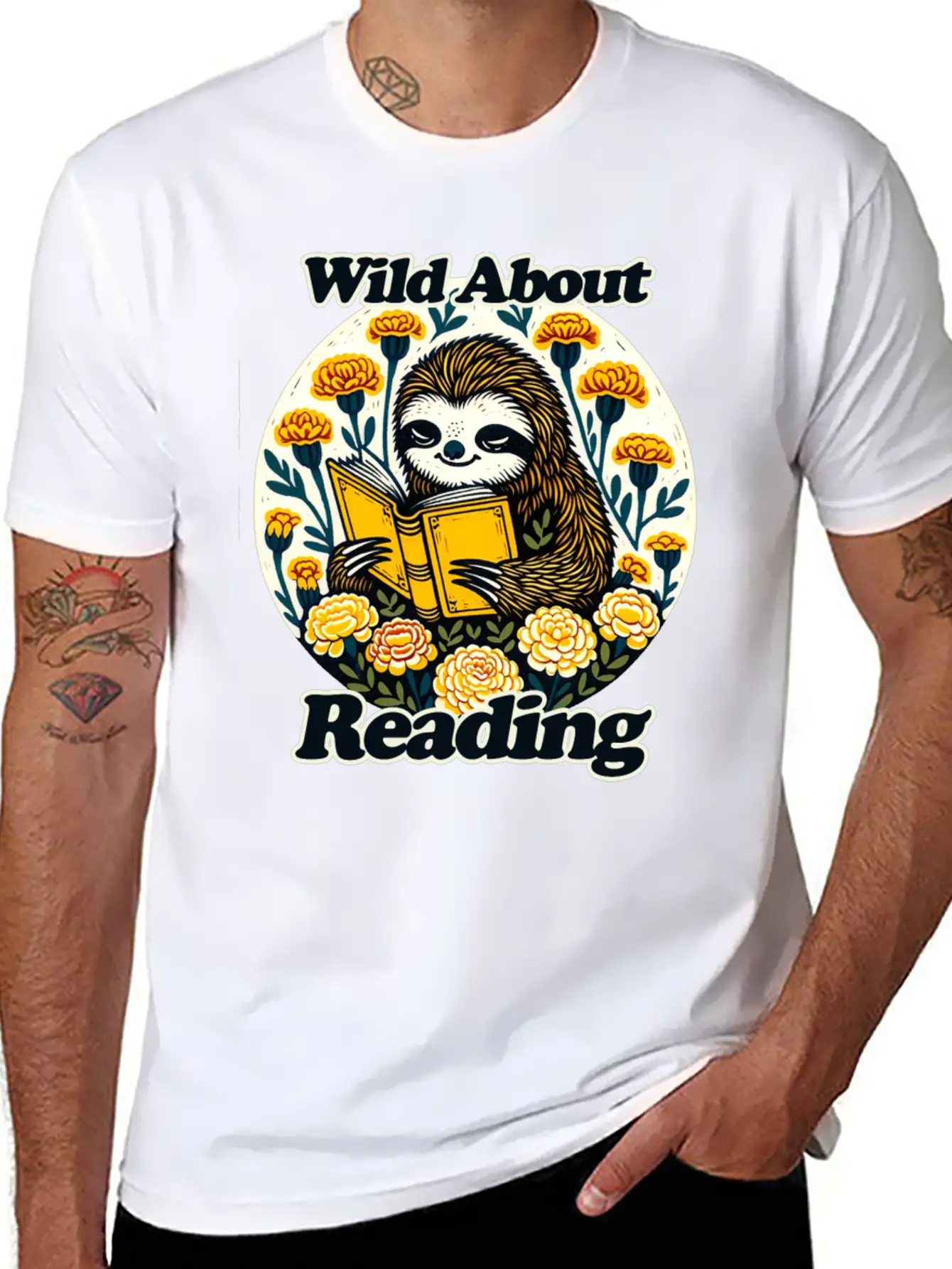 Wild Aobut Reading Classic Fit Graphic Tee For Daily Comfort – Unisex Cotton Shirt