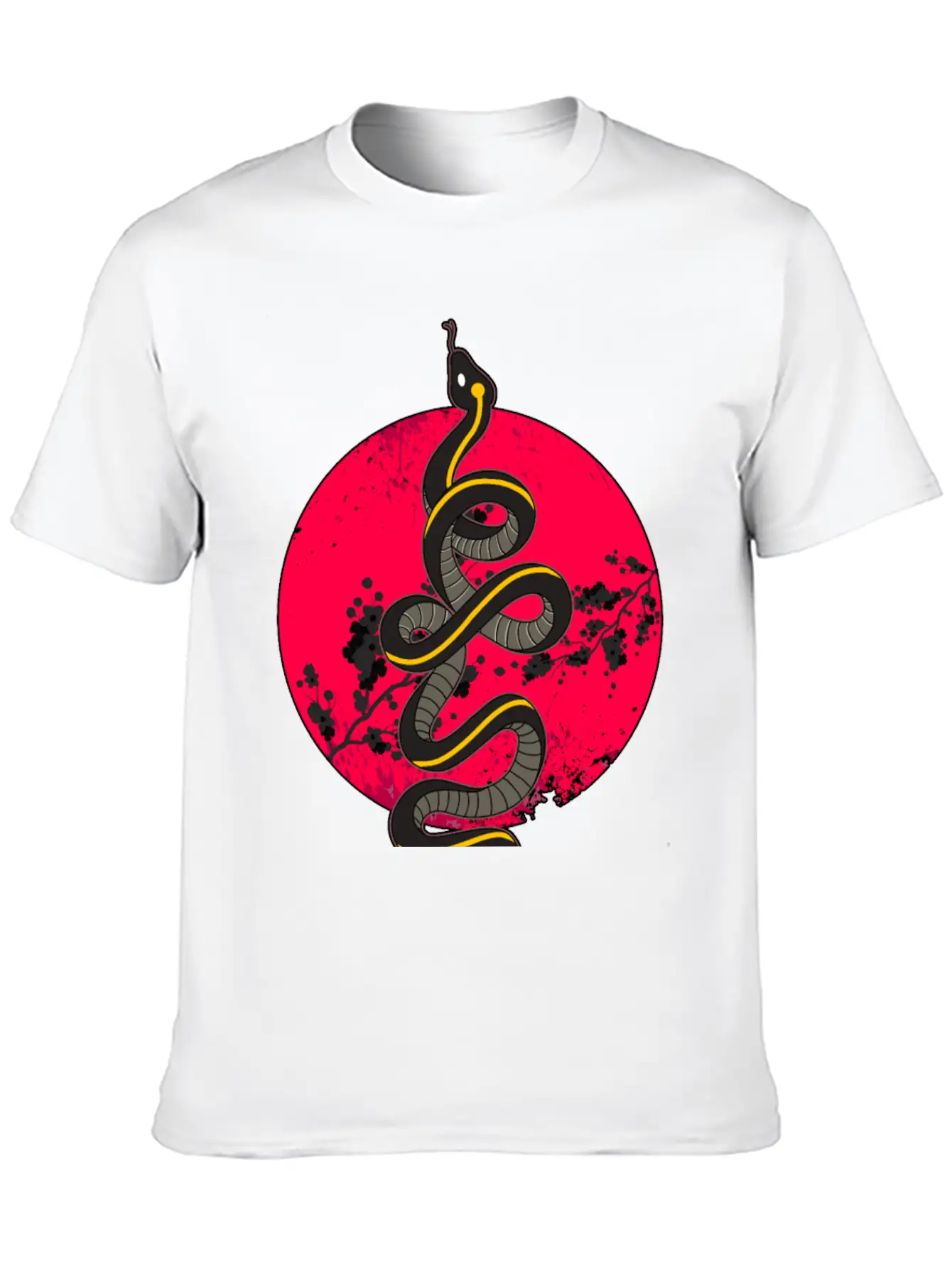 Wild Snake Tattoo Unisex Casual T-Shirt – Clean Design For Daily Comfort