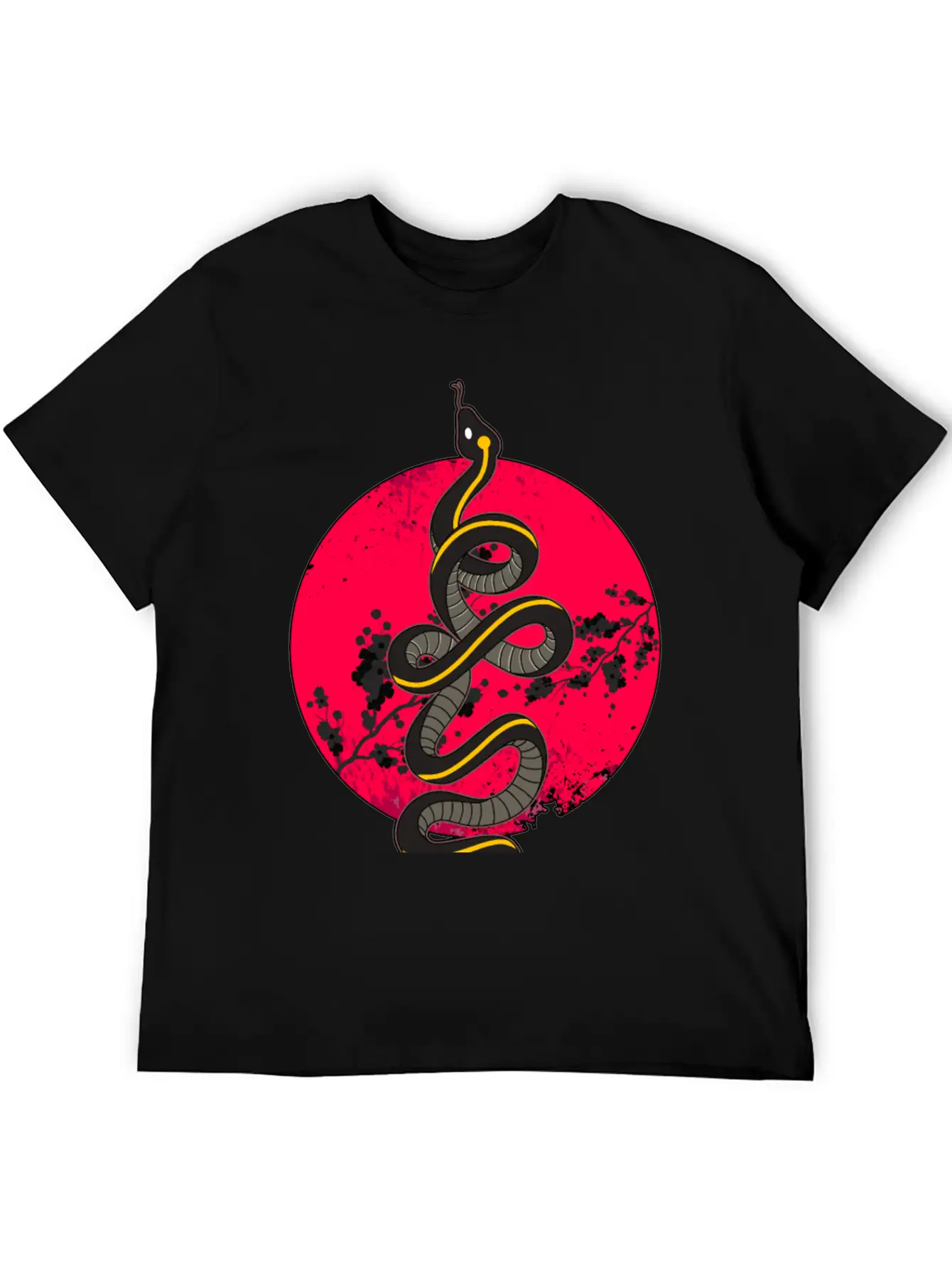 Wild Snake Tattoo Unisex Casual T-Shirt – Clean Design For Daily Comfort