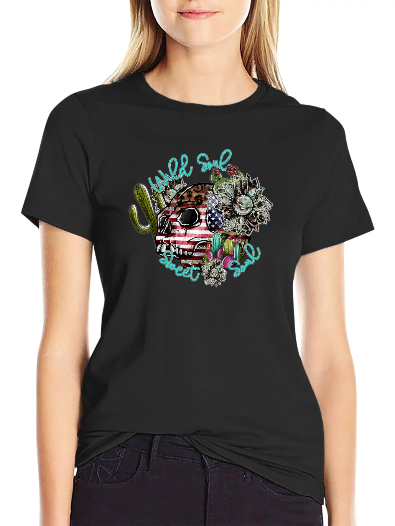 Wild Soul Sweet Soul Basic Graphic T-Shirt – Daily Comfort In Soft Cotton