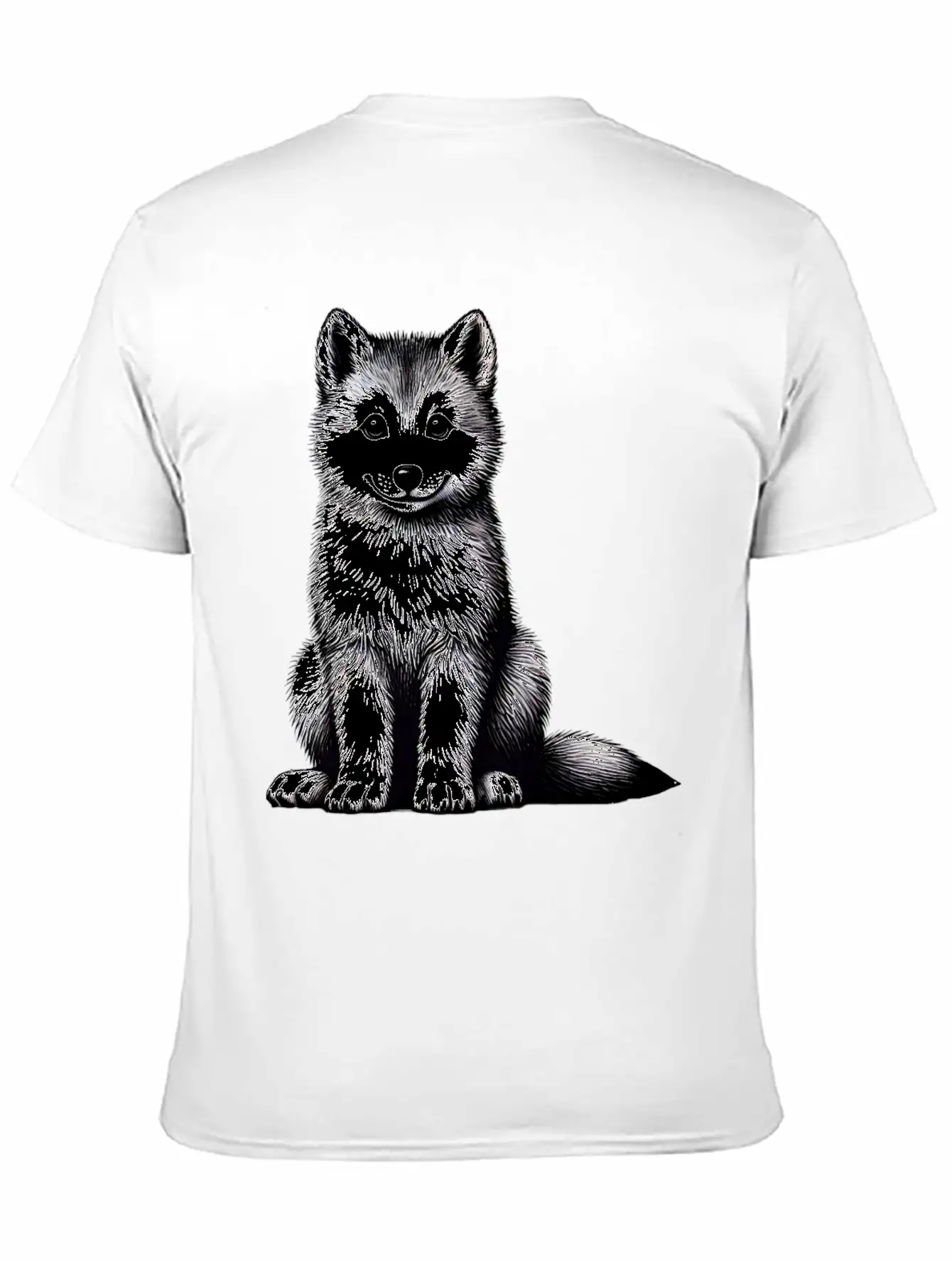 Wild Spirit - Majestic Wolf Companion TSQ Relaxed Everyday Tee – Lightweight And Durable Cotton