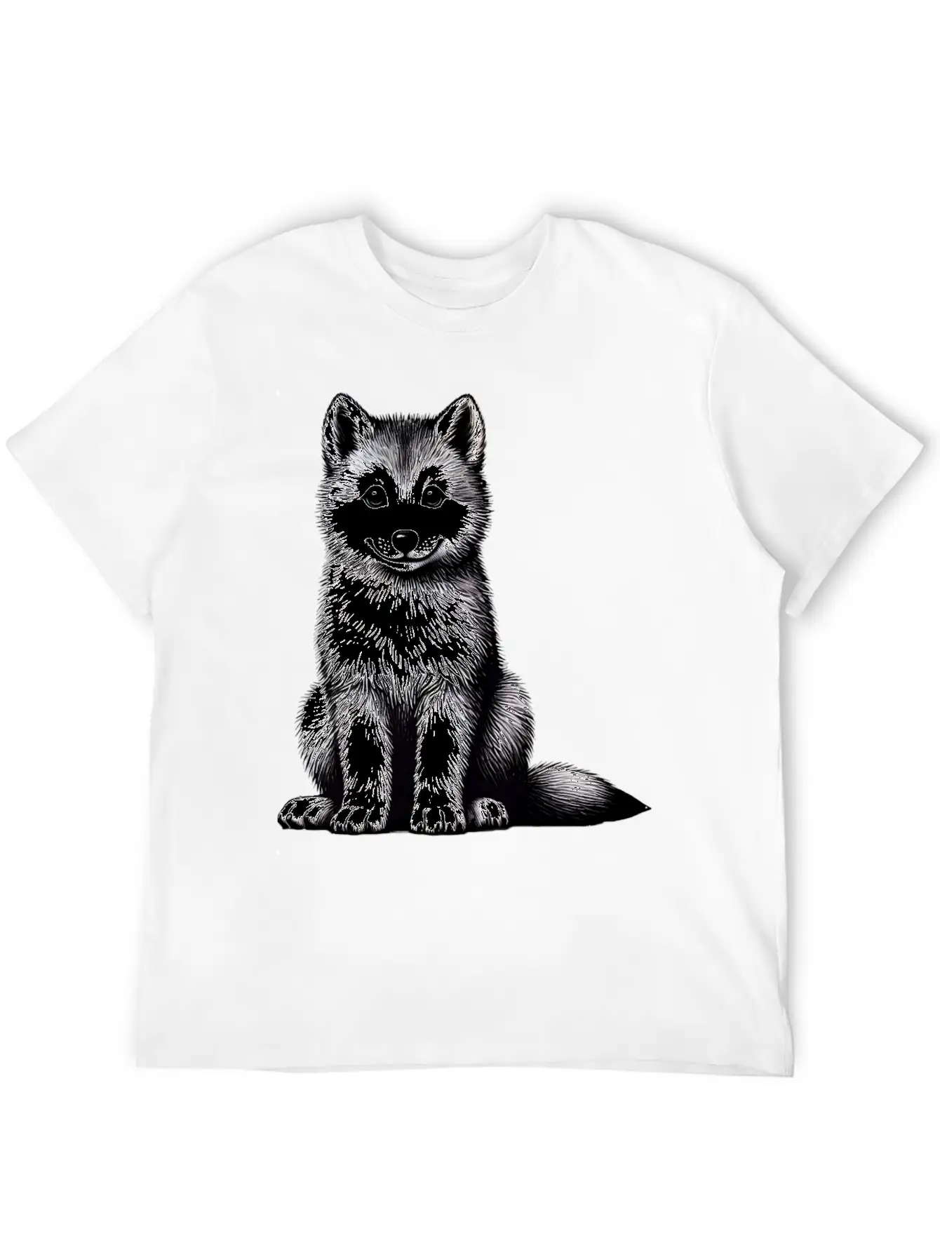 Wild Spirit - Majestic Wolf Companion TSQ Relaxed Everyday Tee – Lightweight And Durable Cotton
