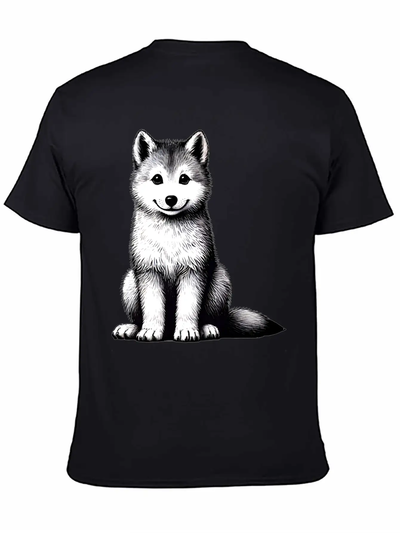 Wild Spirit - Majestic Wolf Companion TSQ Relaxed Everyday Tee – Lightweight And Durable Cotton